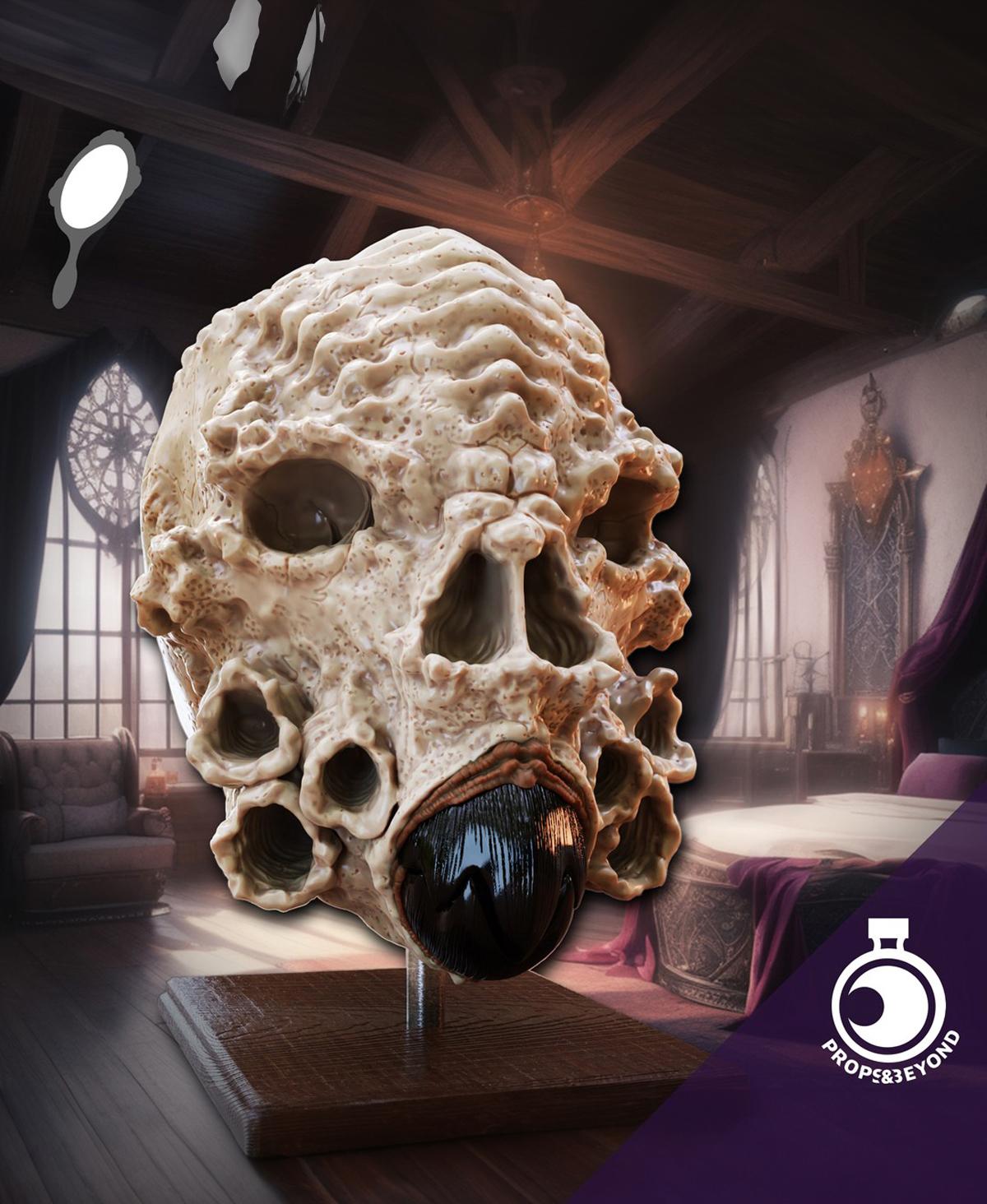 Eldritch Mind Eater Skull 3d model