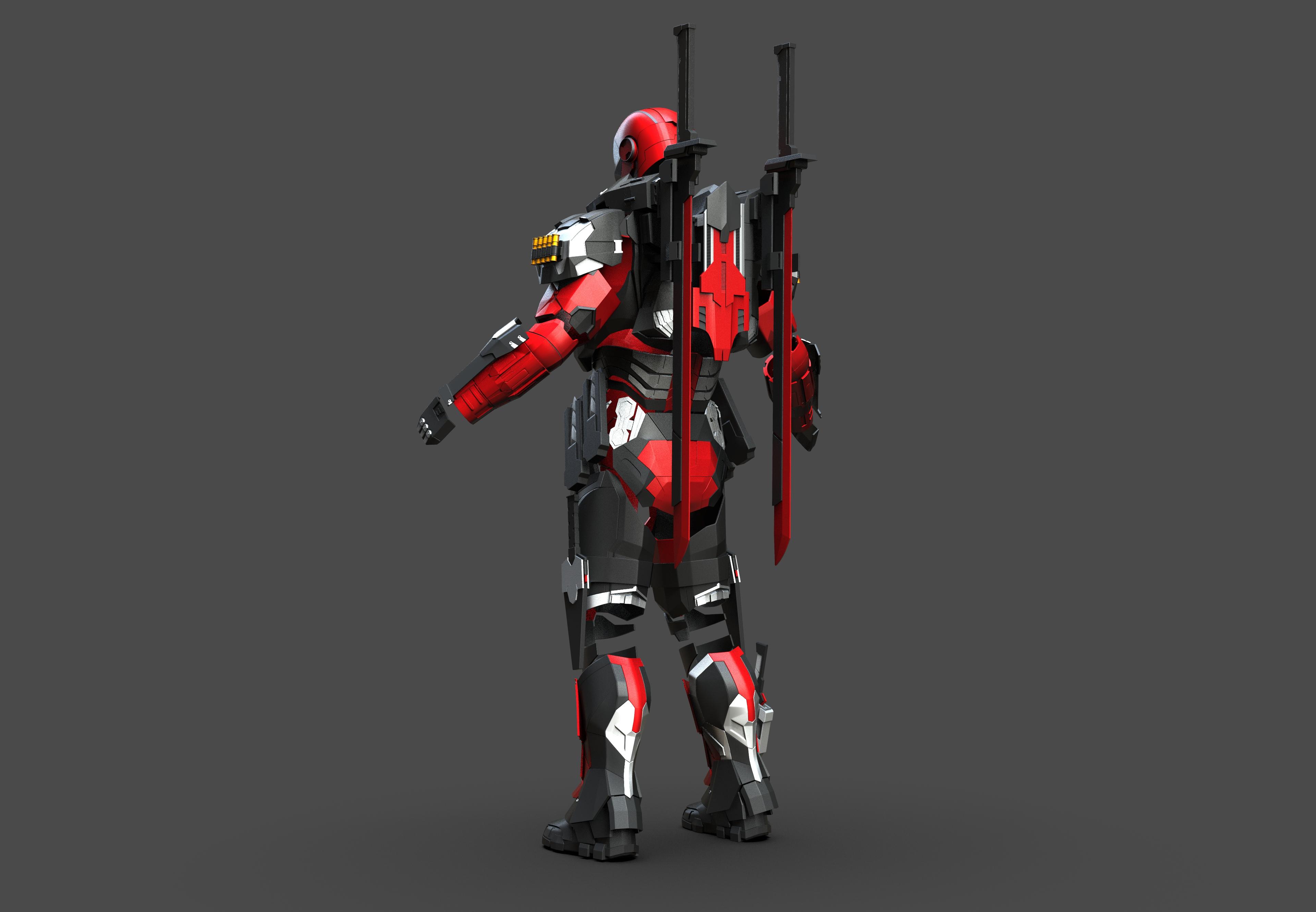 Deadpool Armor 3d model