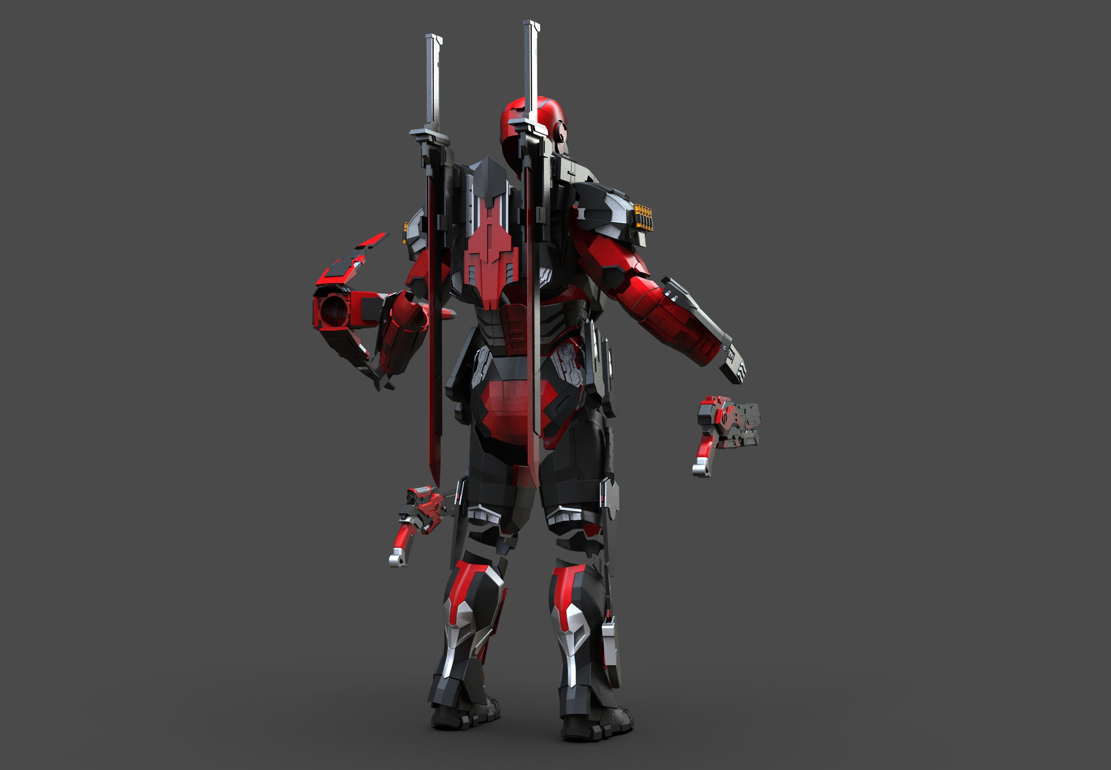 Deadpool Armor 3d model