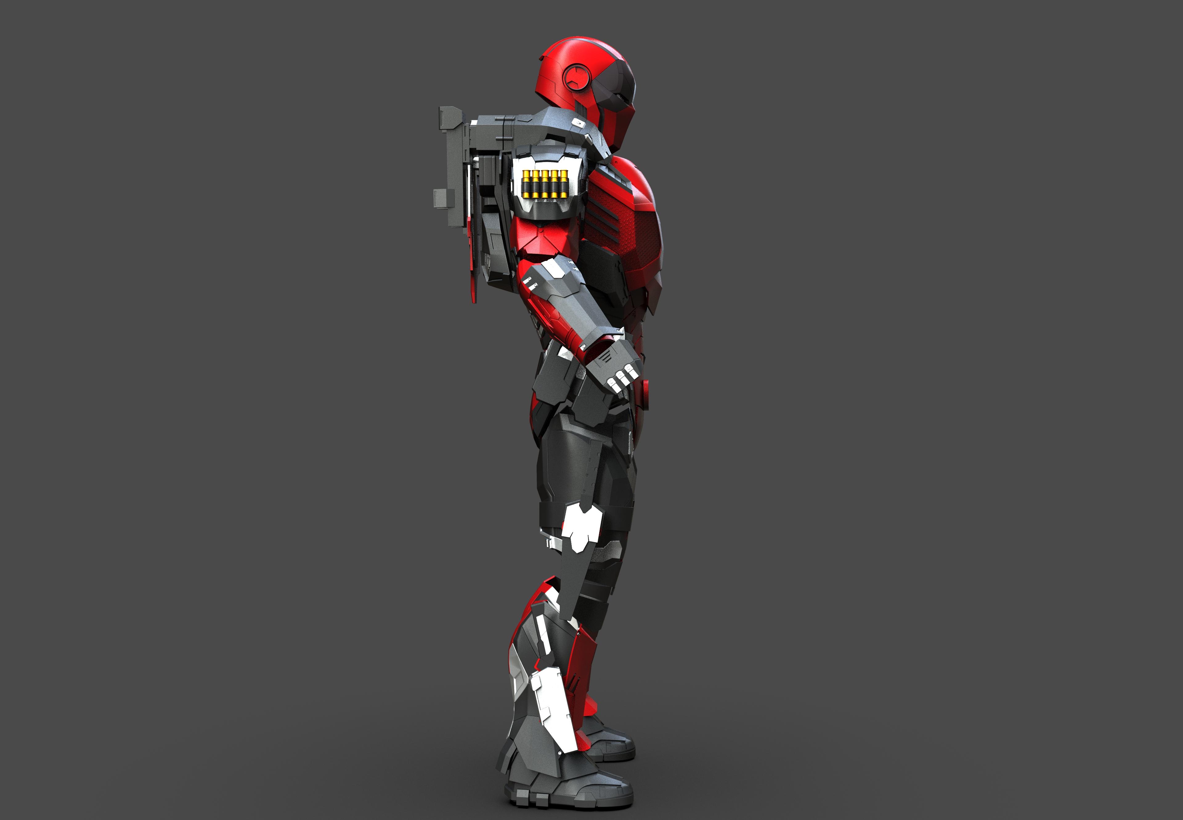 Deadpool Armor 3d model