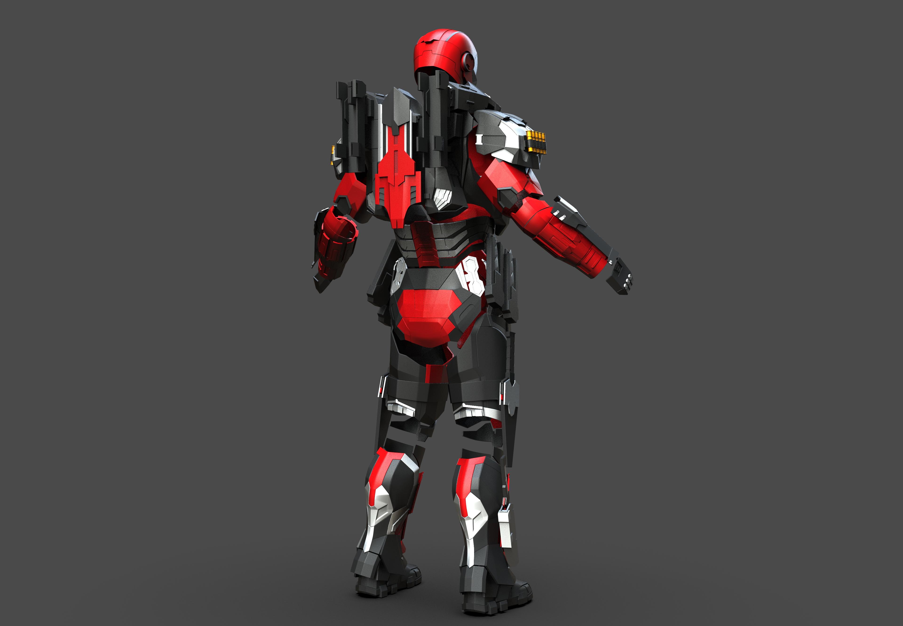 Deadpool Armor 3d model