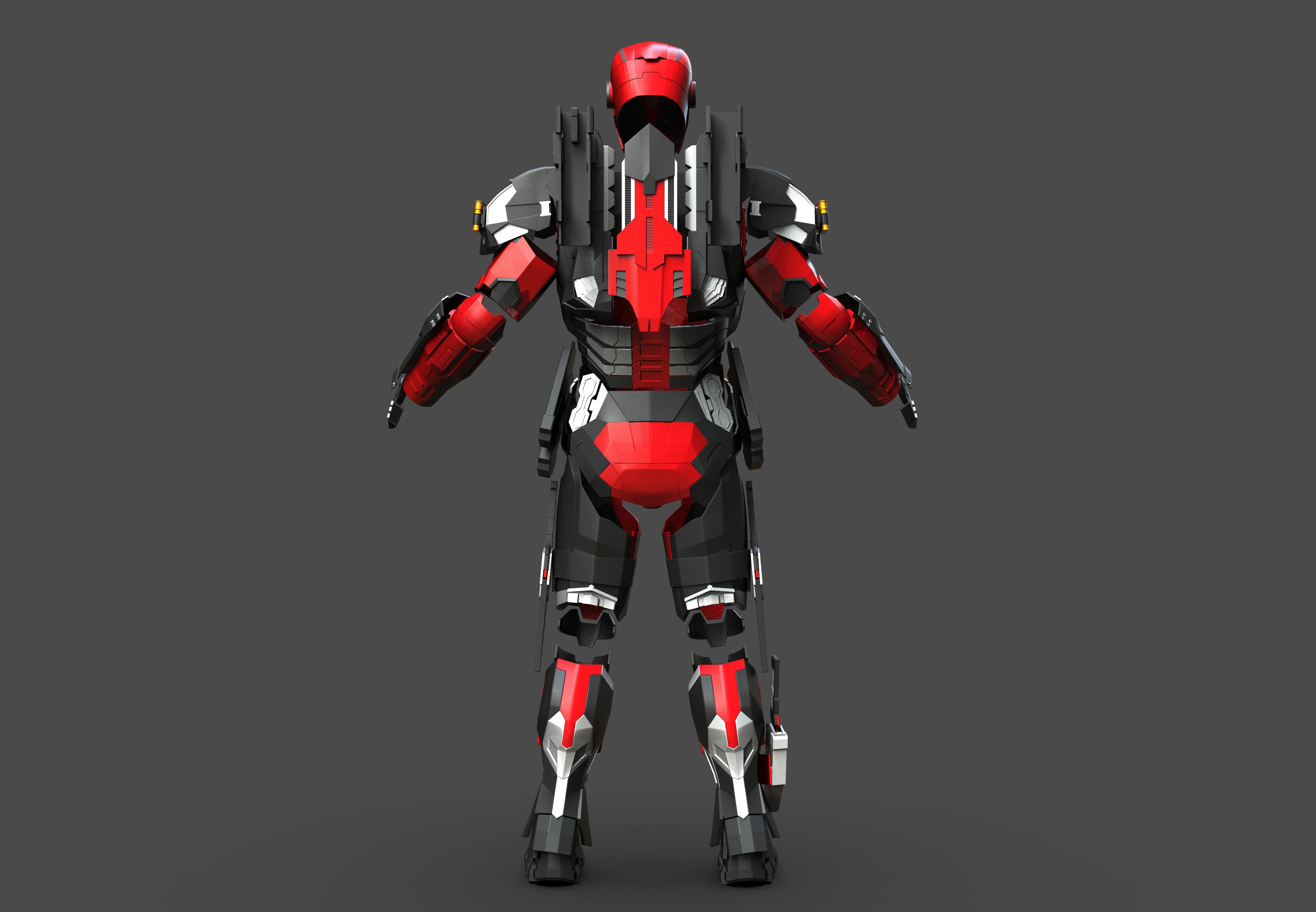 Deadpool Armor 3d model