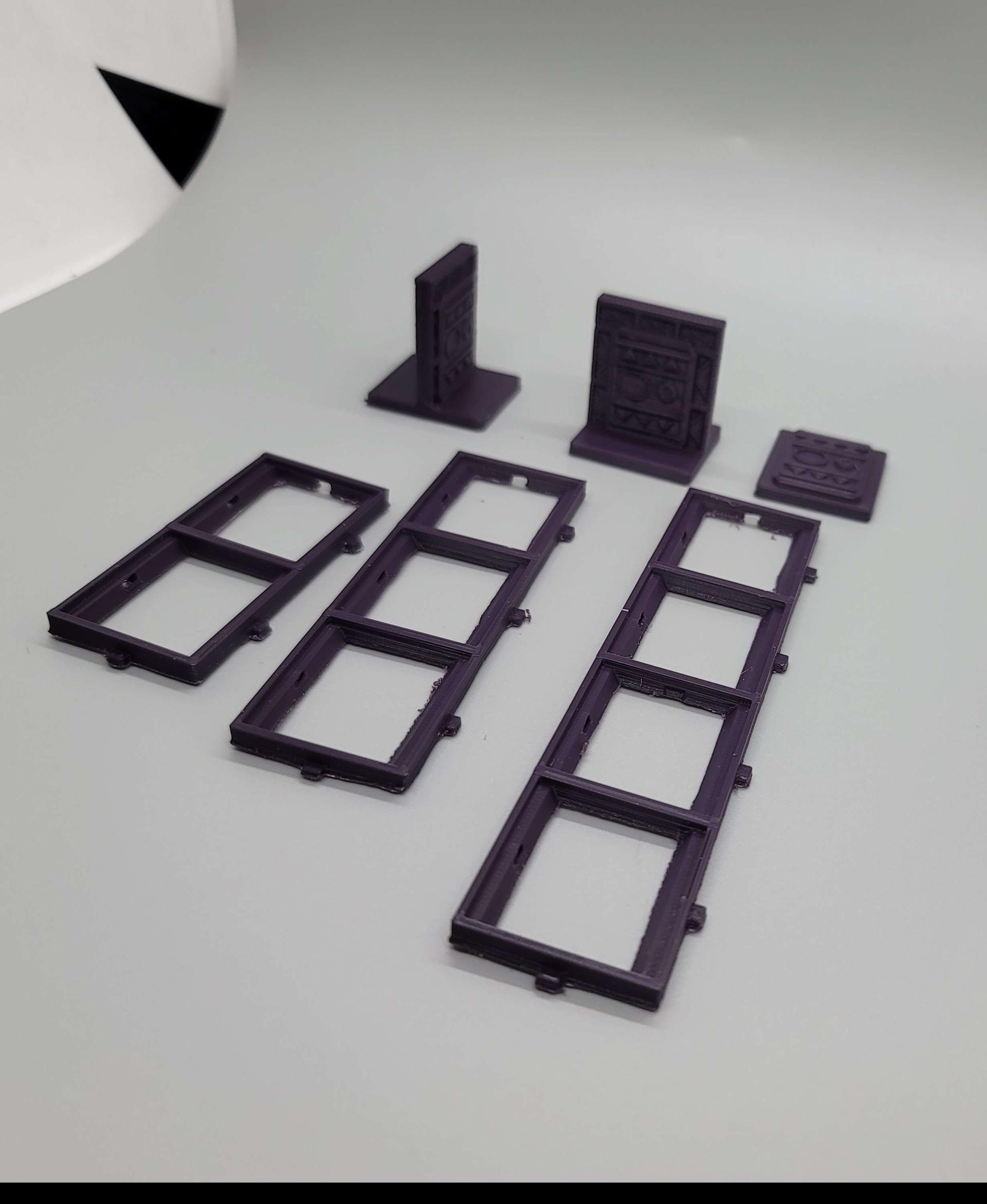 FHW: MOD SEC 30mm frame Set with Doors 3d model