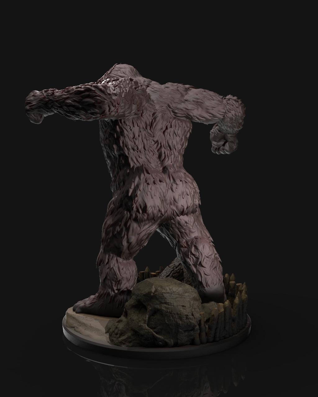 Kong Statue 3d model