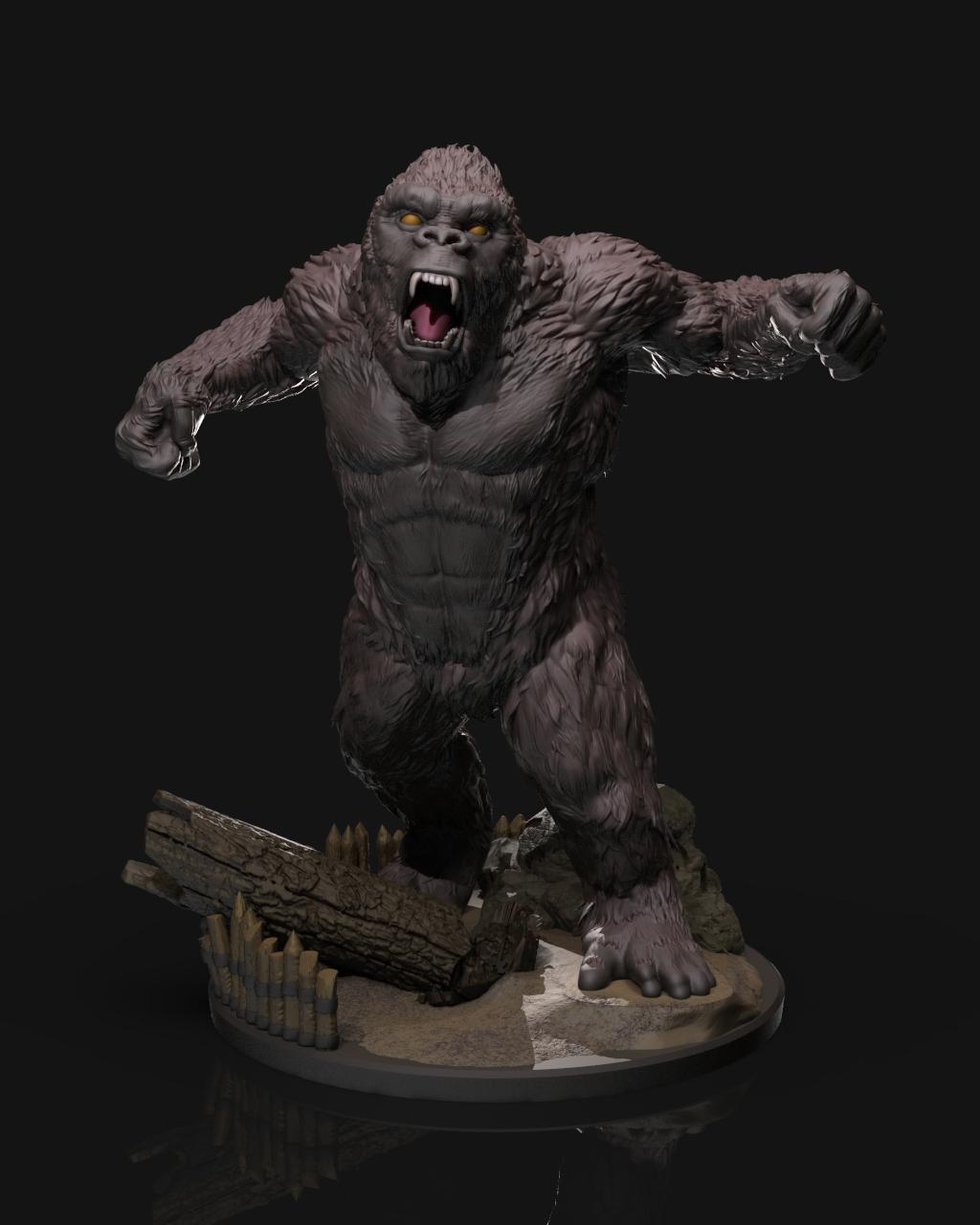 Kong Statue 3d model