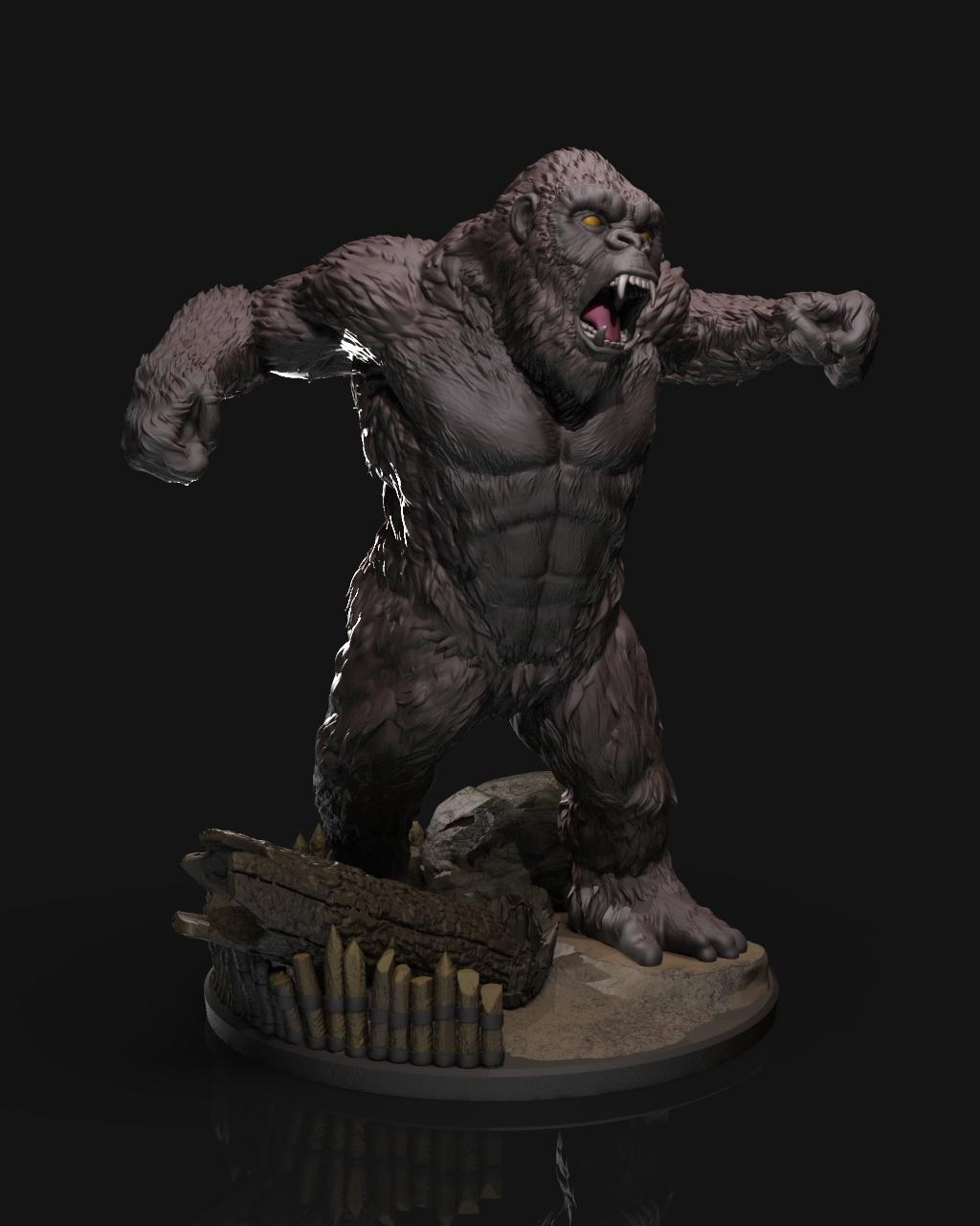 Kong Statue 3d model