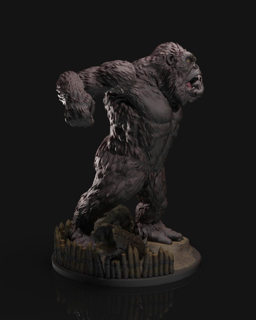 Kong Statue 3d model