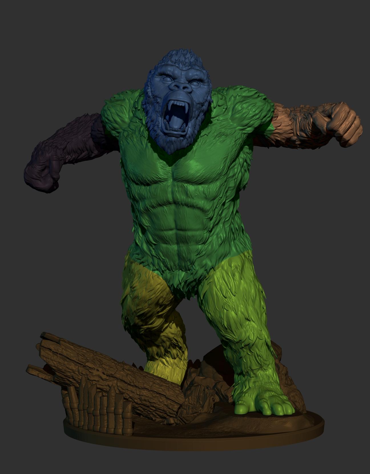 Kong Statue 3d model