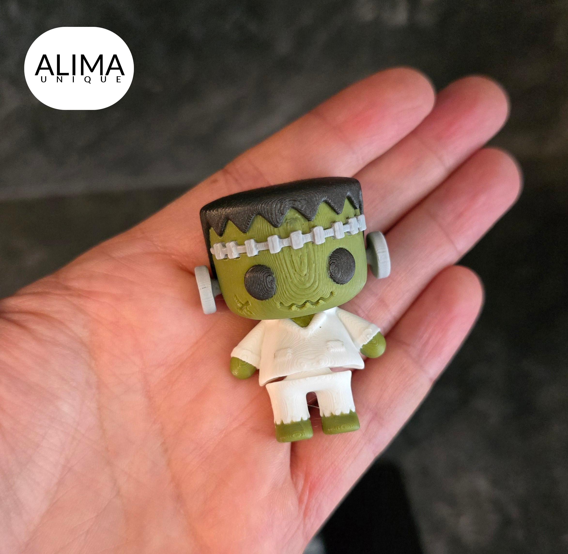 Dr. Frankenstein flexi + keychain 3d model