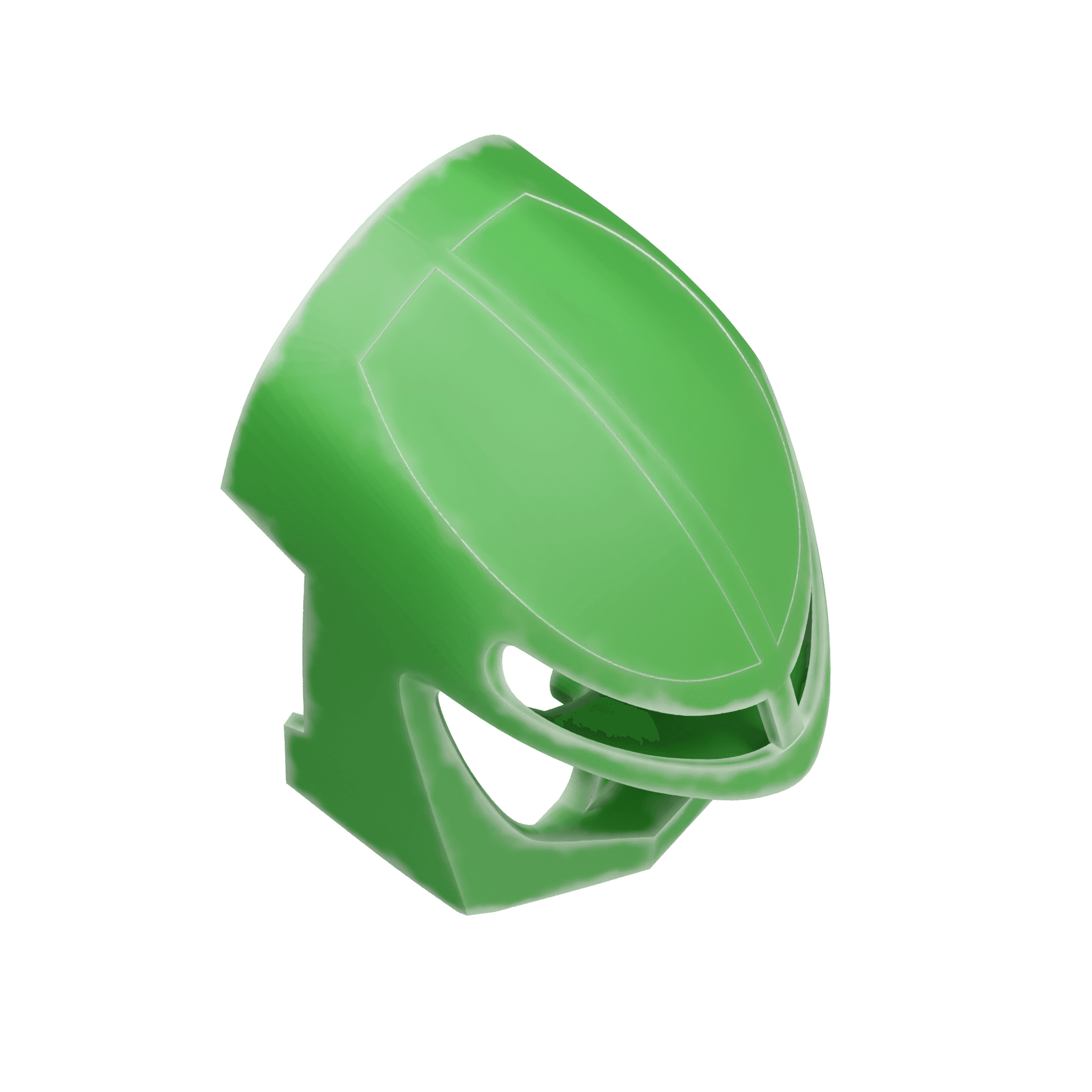 Bionicle Mask Green 3d model