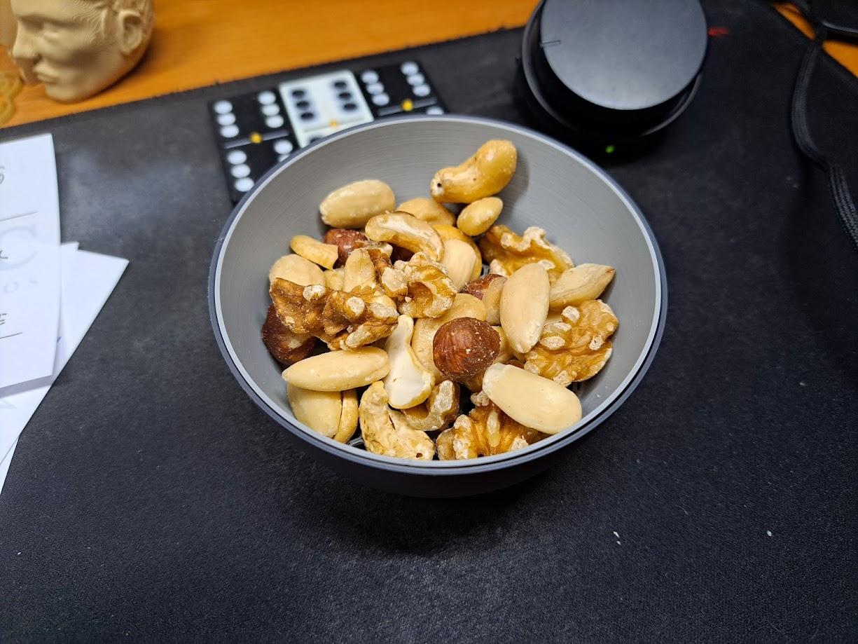 Nut Bowl with Filter 3d model