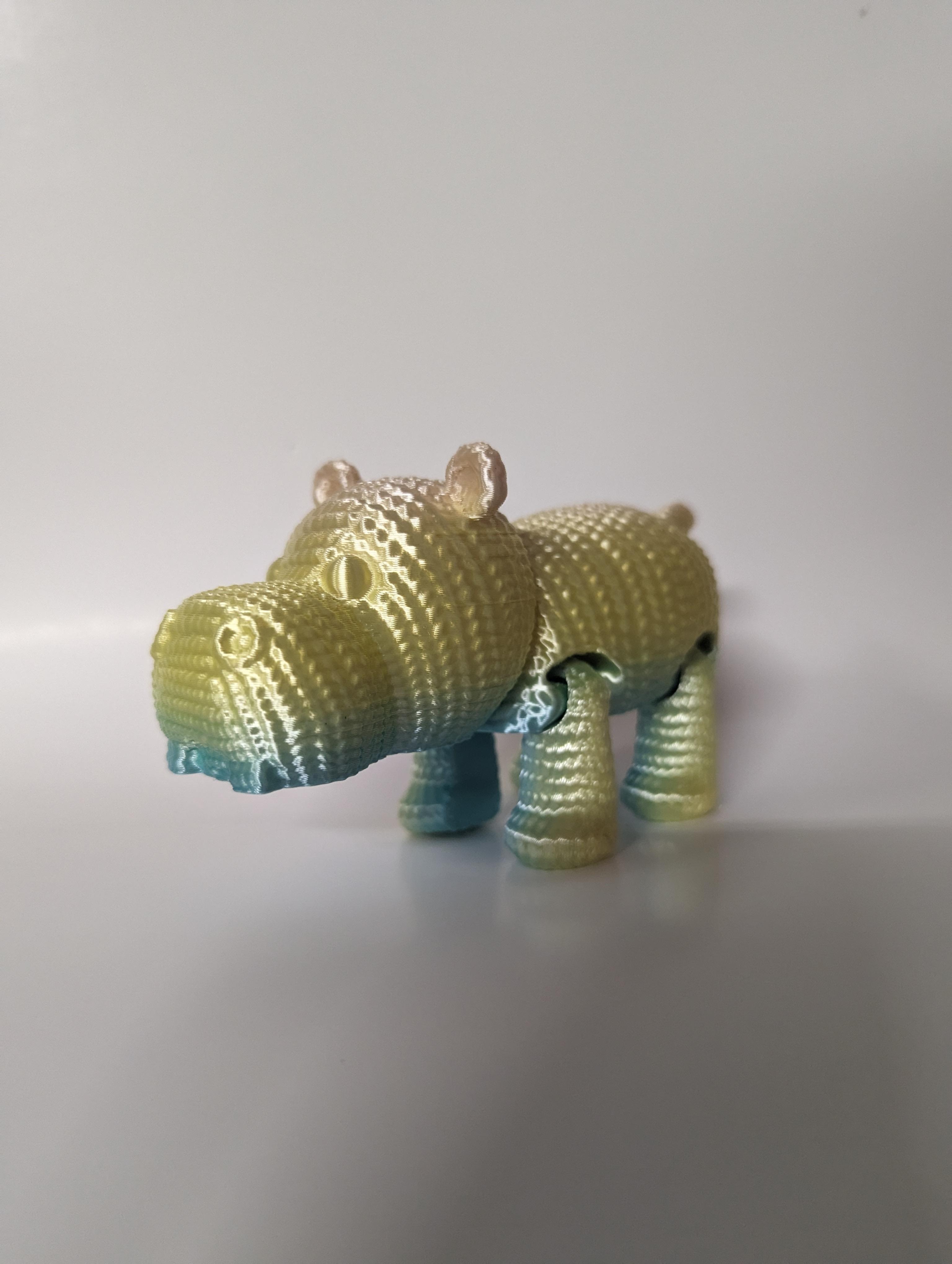 Crochet Hippo 3d model