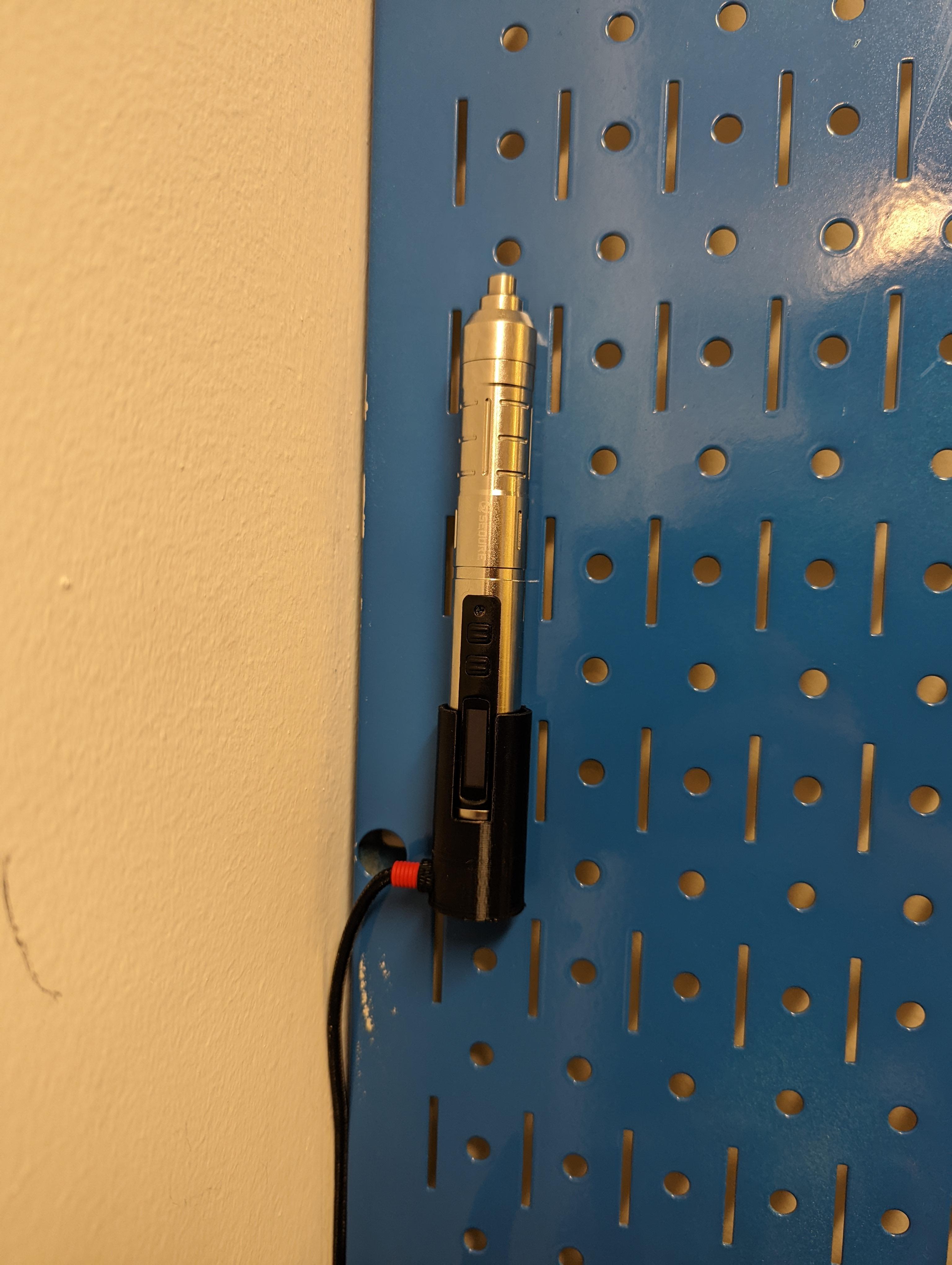 ES-126 Screwdriver Pegboard Charging Mount 3d model