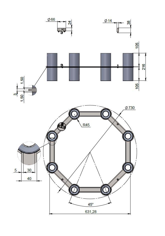 BINO 16M lamp, sku. 29198 Pikartlights 3d model