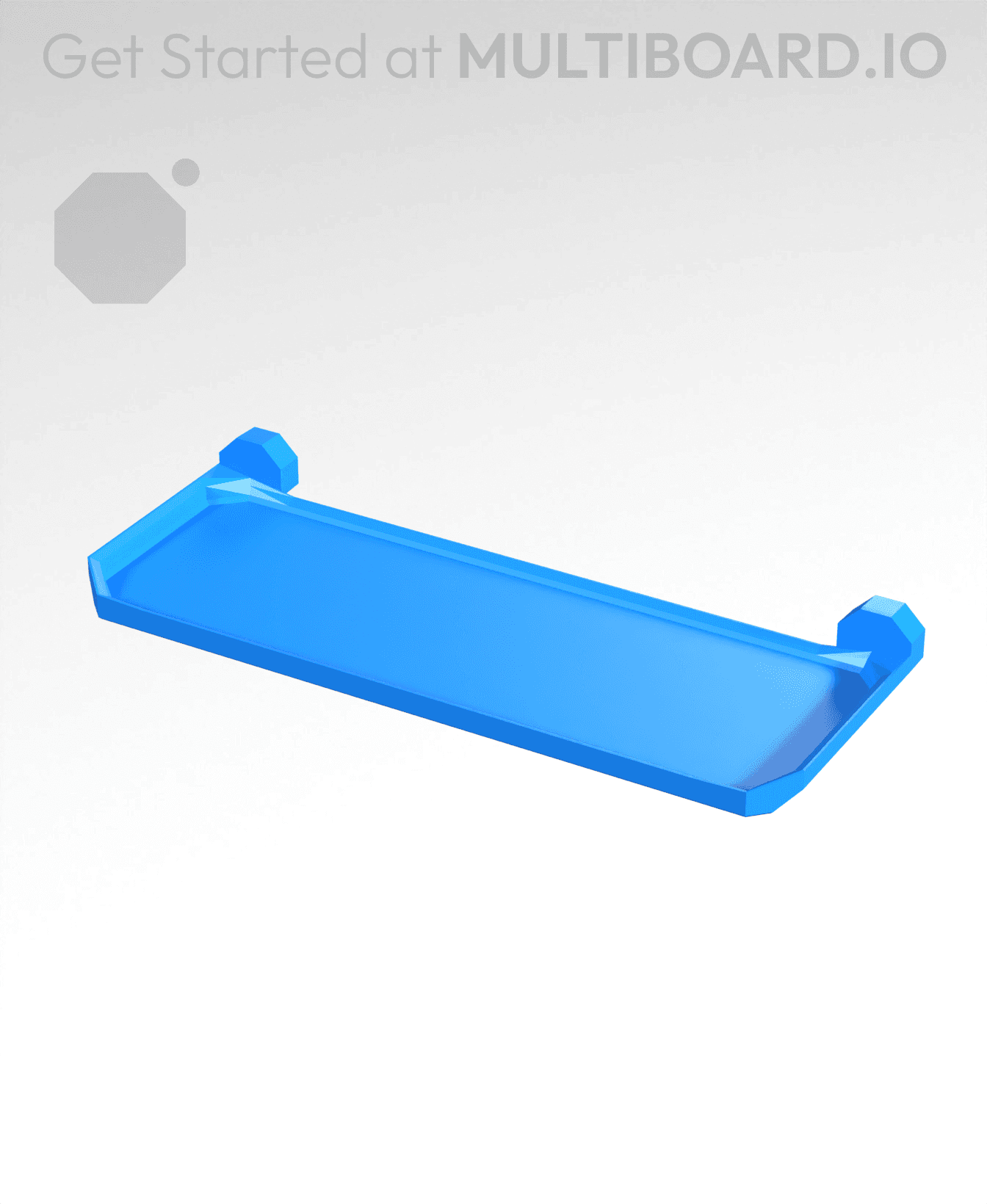 6 Multiholes, Push-Fit Shelf 3d model