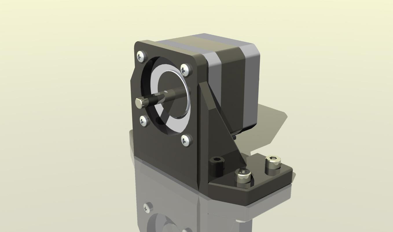 Stepper motor holder 3d model