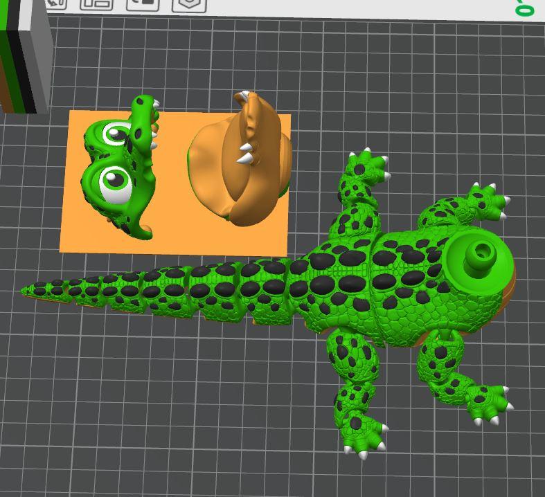 Boyo the Crocodile 3d model