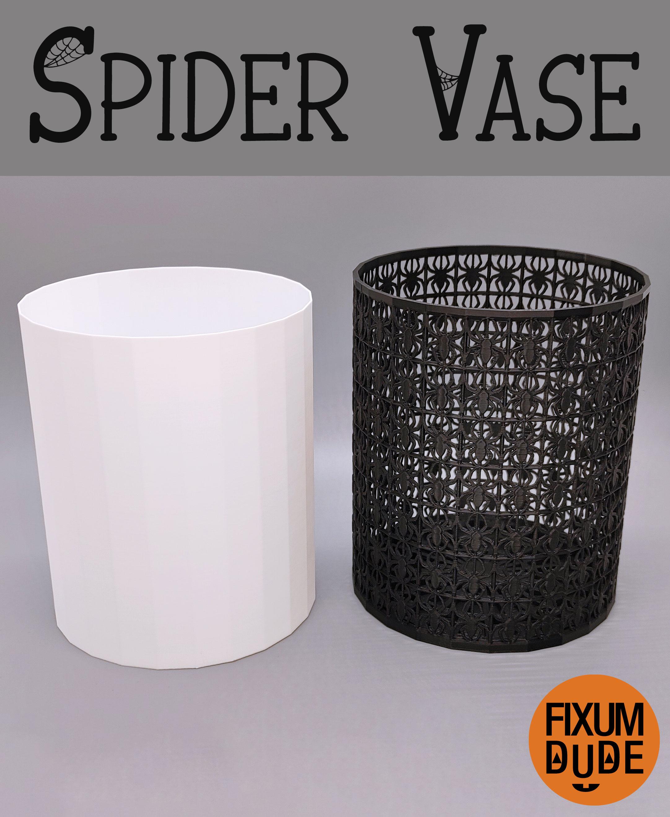 Arachnophobia Spider Vase 3d model