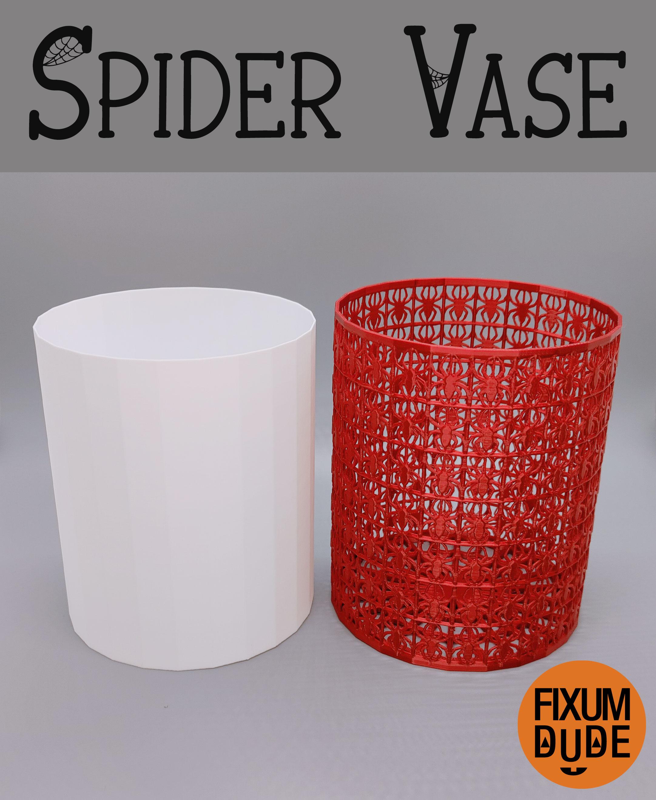 Arachnophobia Spider Vase 3d model