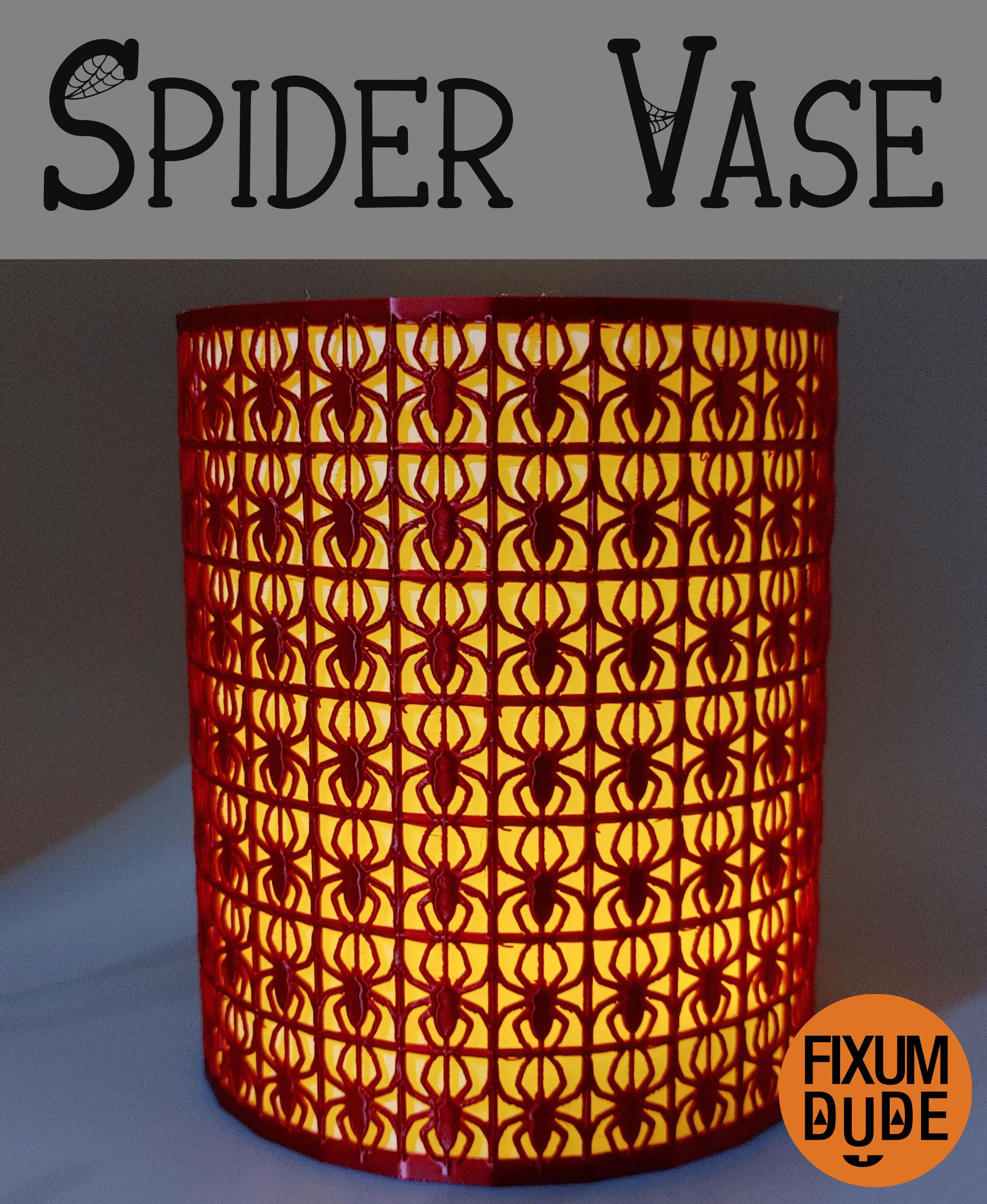 Arachnophobia Spider Vase 3d model