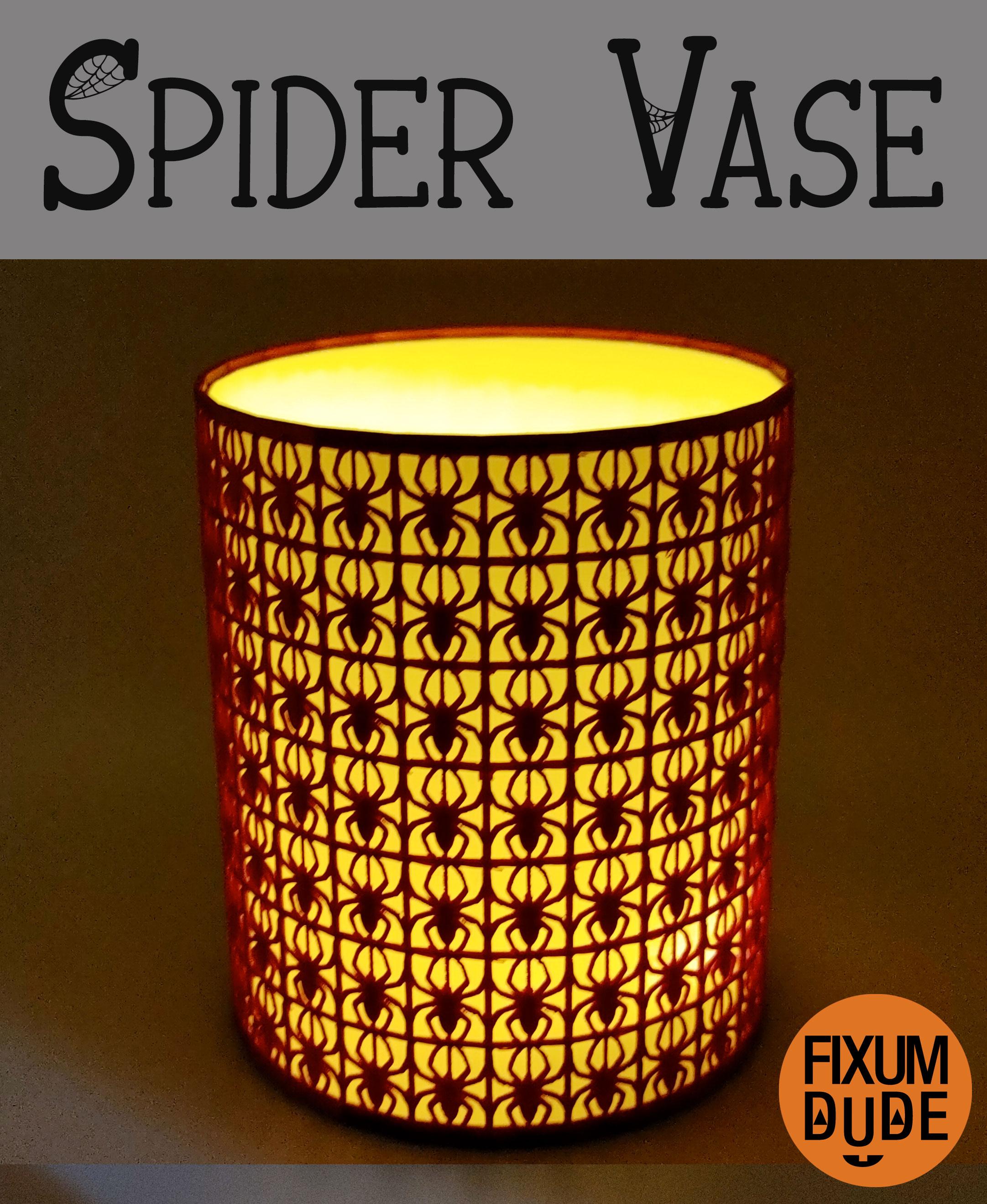 Arachnophobia Spider Vase 3d model