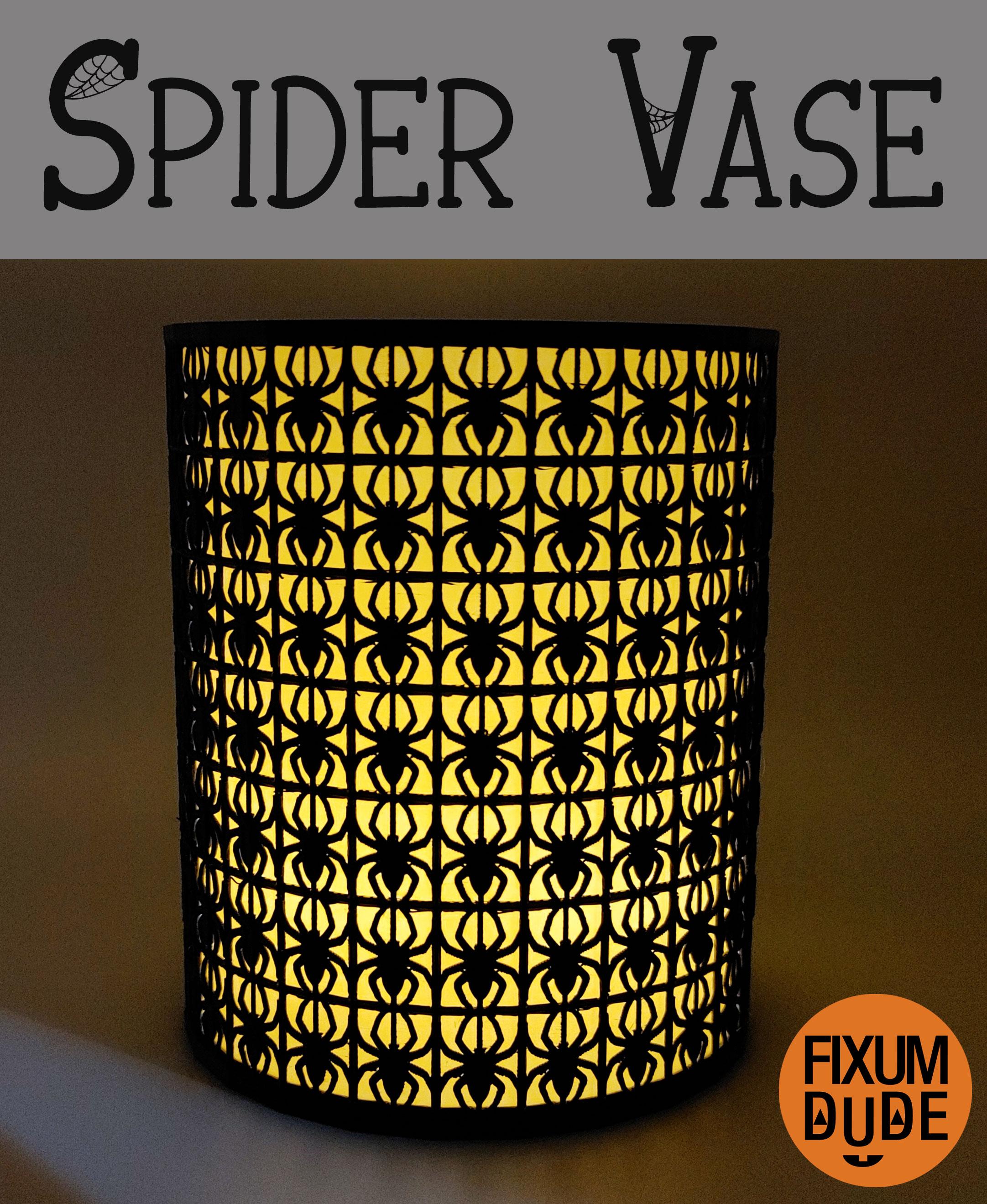 Arachnophobia Spider Vase 3d model