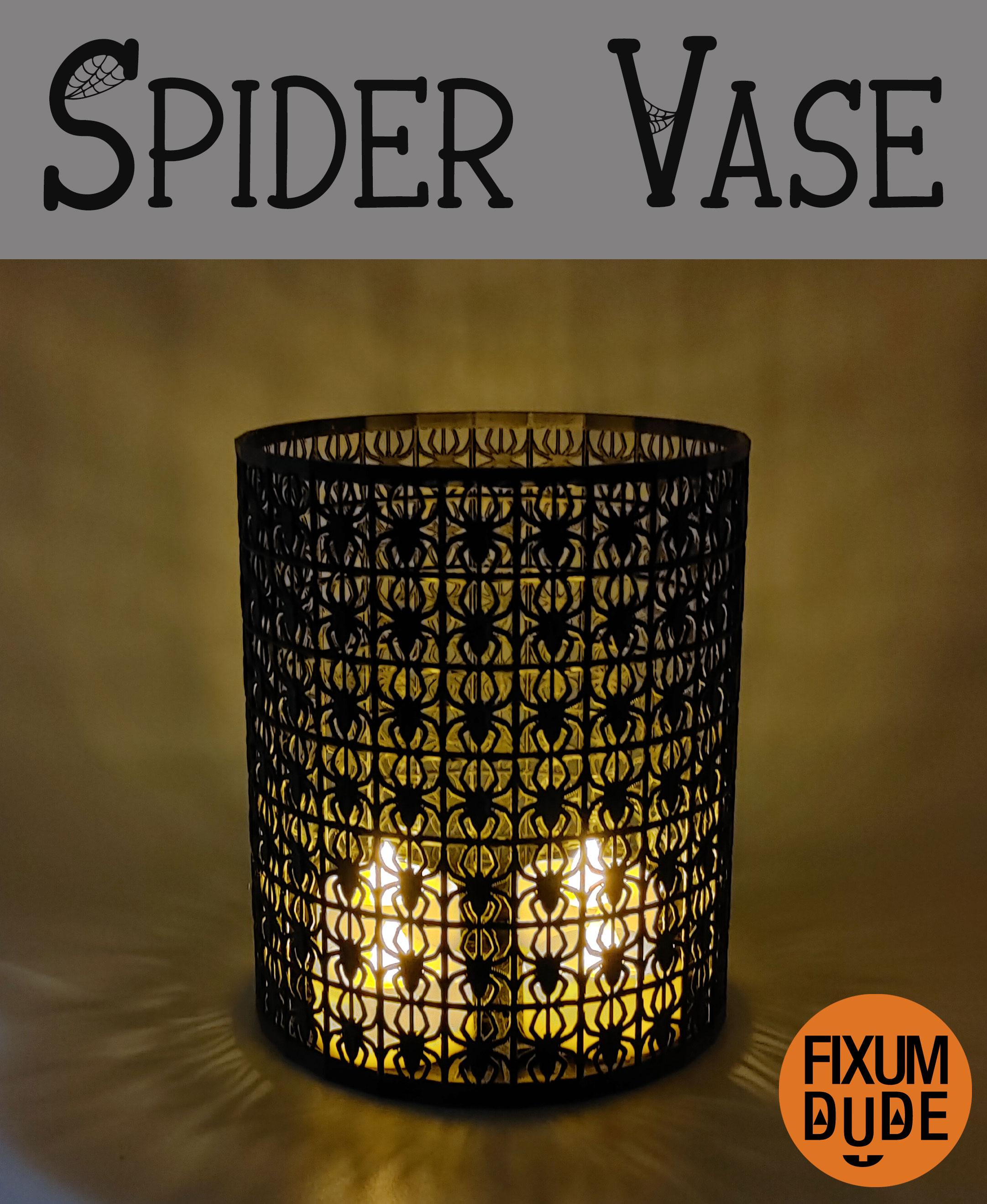 Arachnophobia Spider Vase 3d model