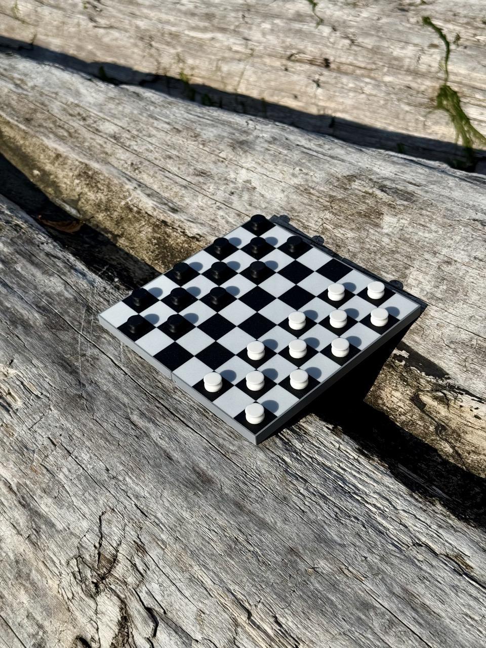 Magnetic Checkers by TeeTi3D 3d model