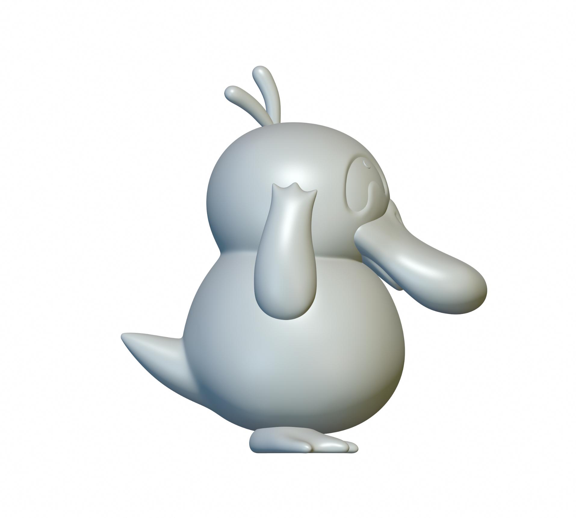 Pokemon Psyduck #54 - Optimized for 3D Printing 3d model