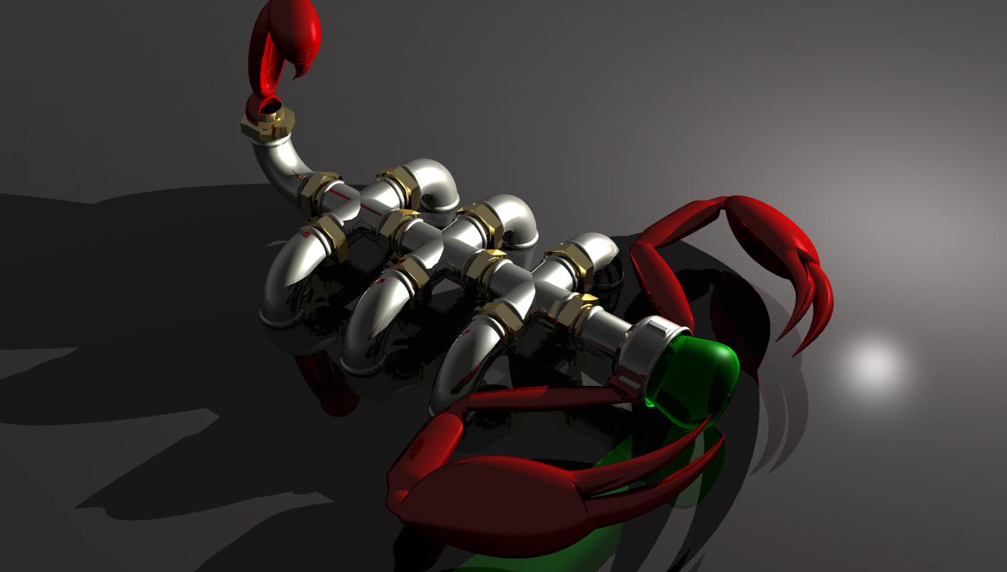 scorpio.stl 3d model