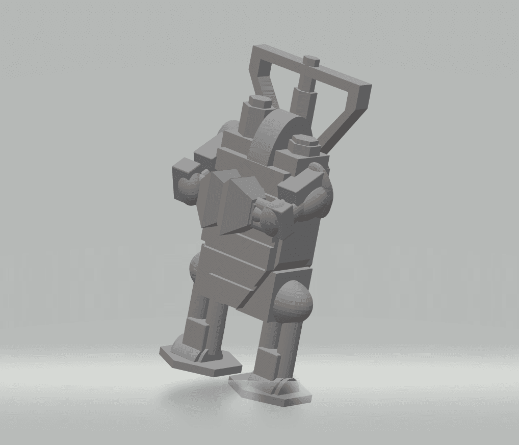 FHW: Worker Bot Sergeant Bannerman set 3d model