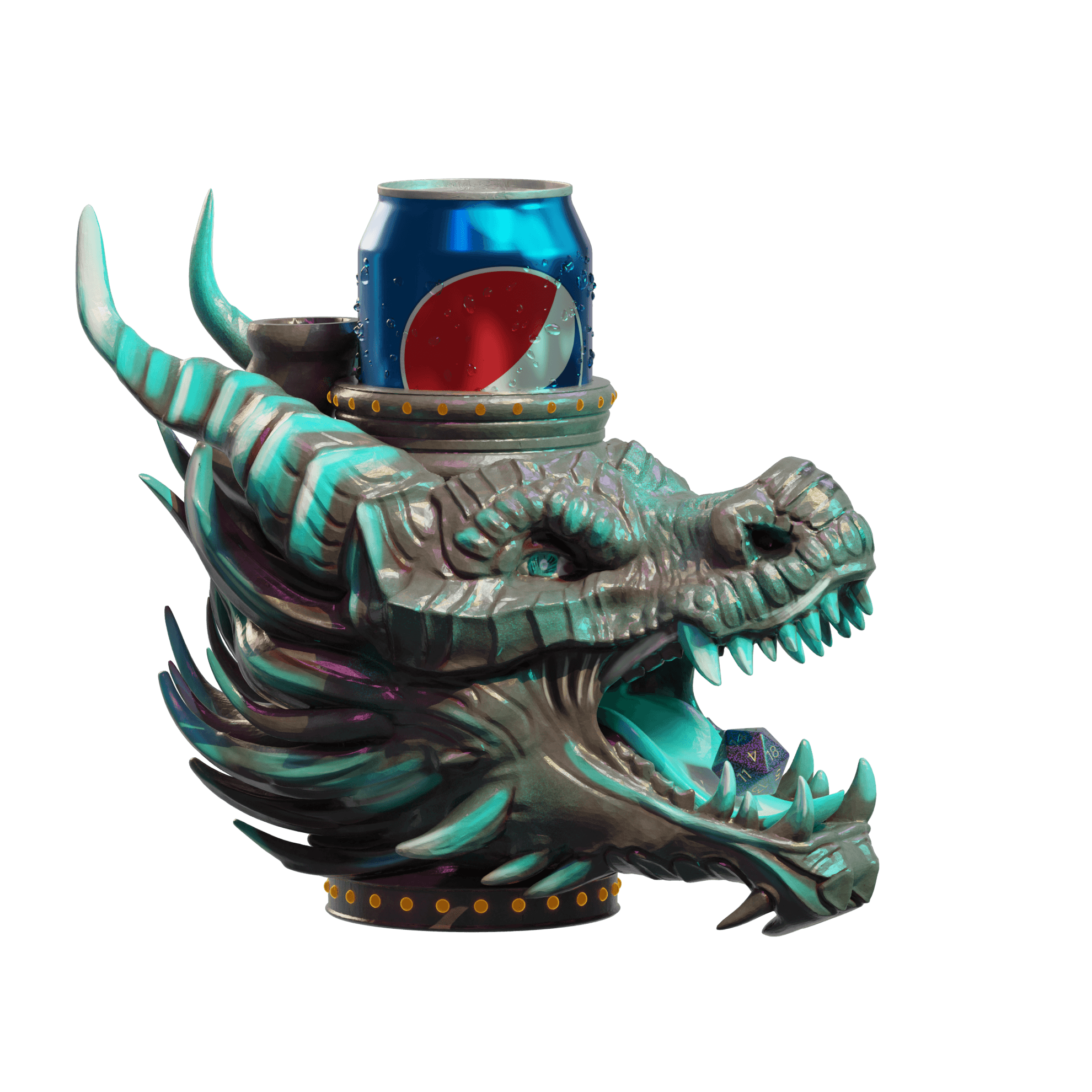 Dragon Dice Mug 3d model