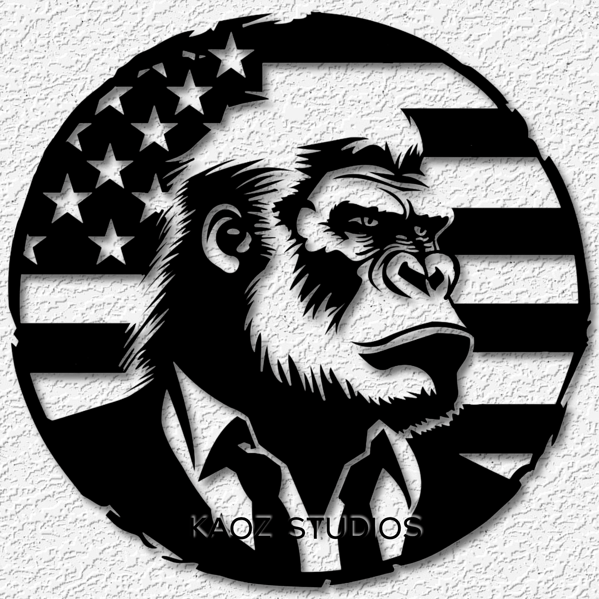 bigfoot for president wall art sasquatch wall decor yeti decoration 3d model