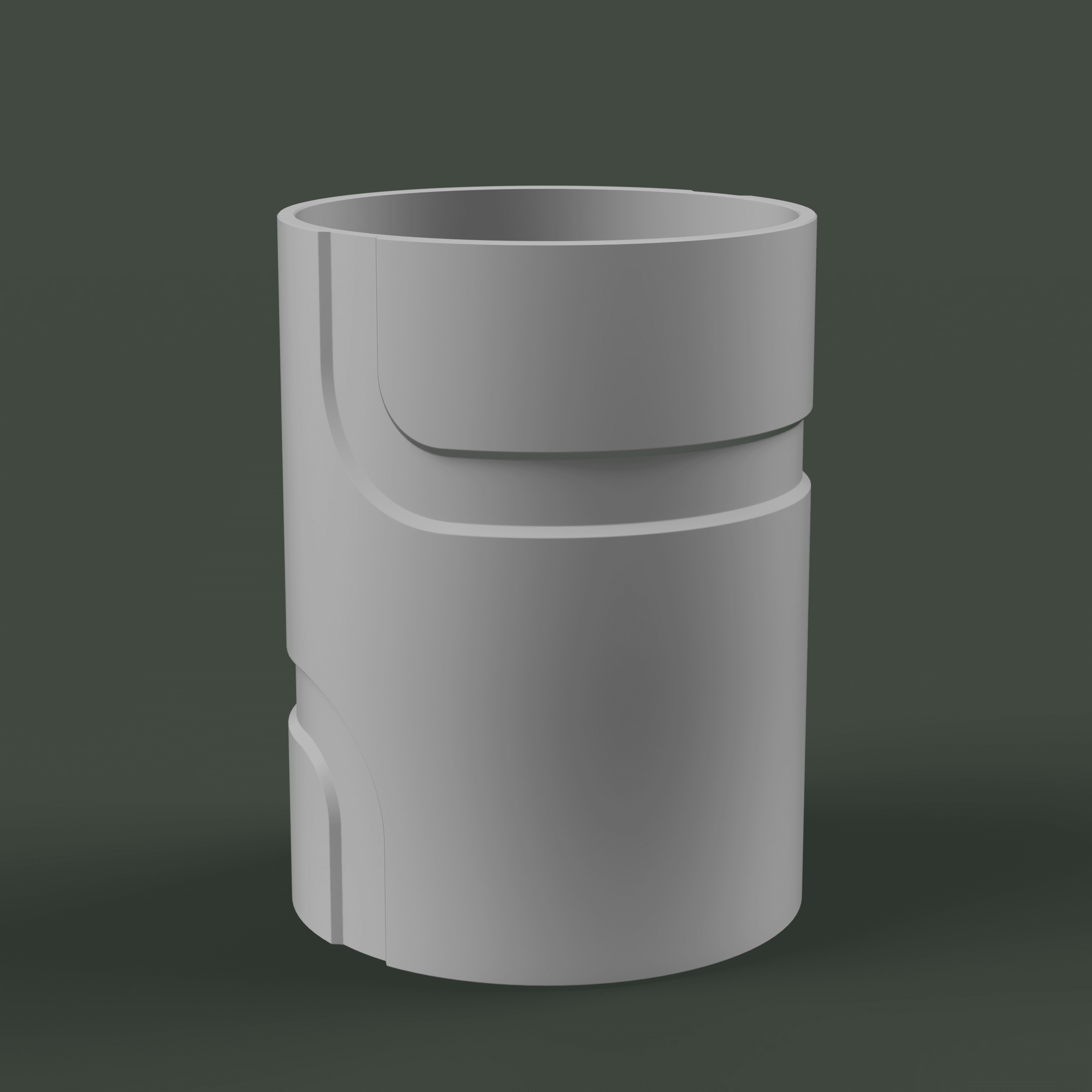 Succulent Pot (Type 2) 3d model