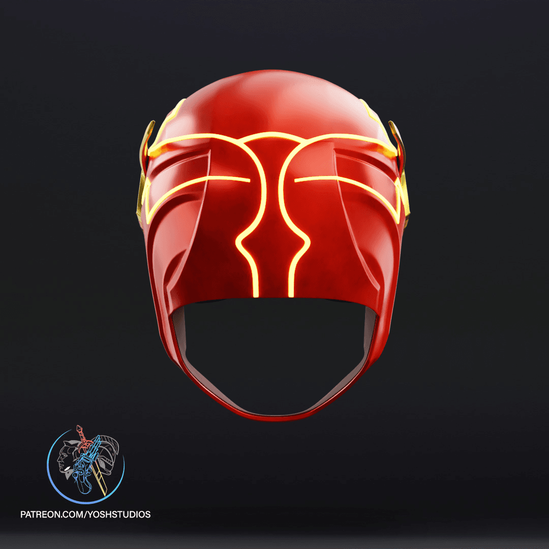 Red Vigilante Movie Mask 3D Print File STL 3d model