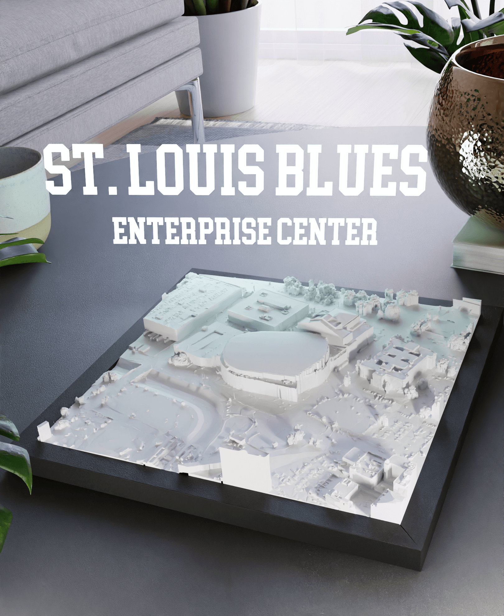 St. Louis Blues - Enterprise Center 3d model