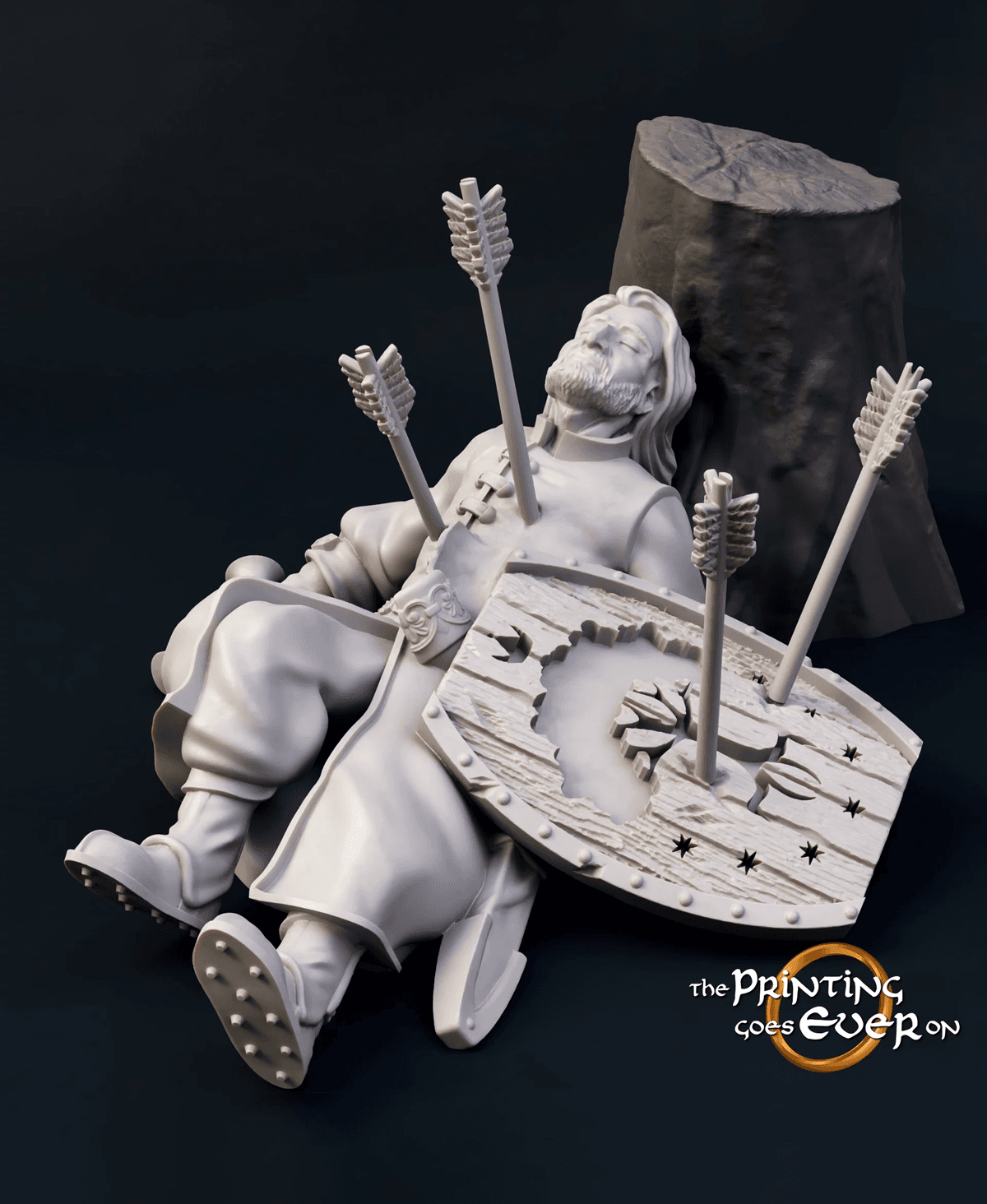 Fallen Hero 3d model