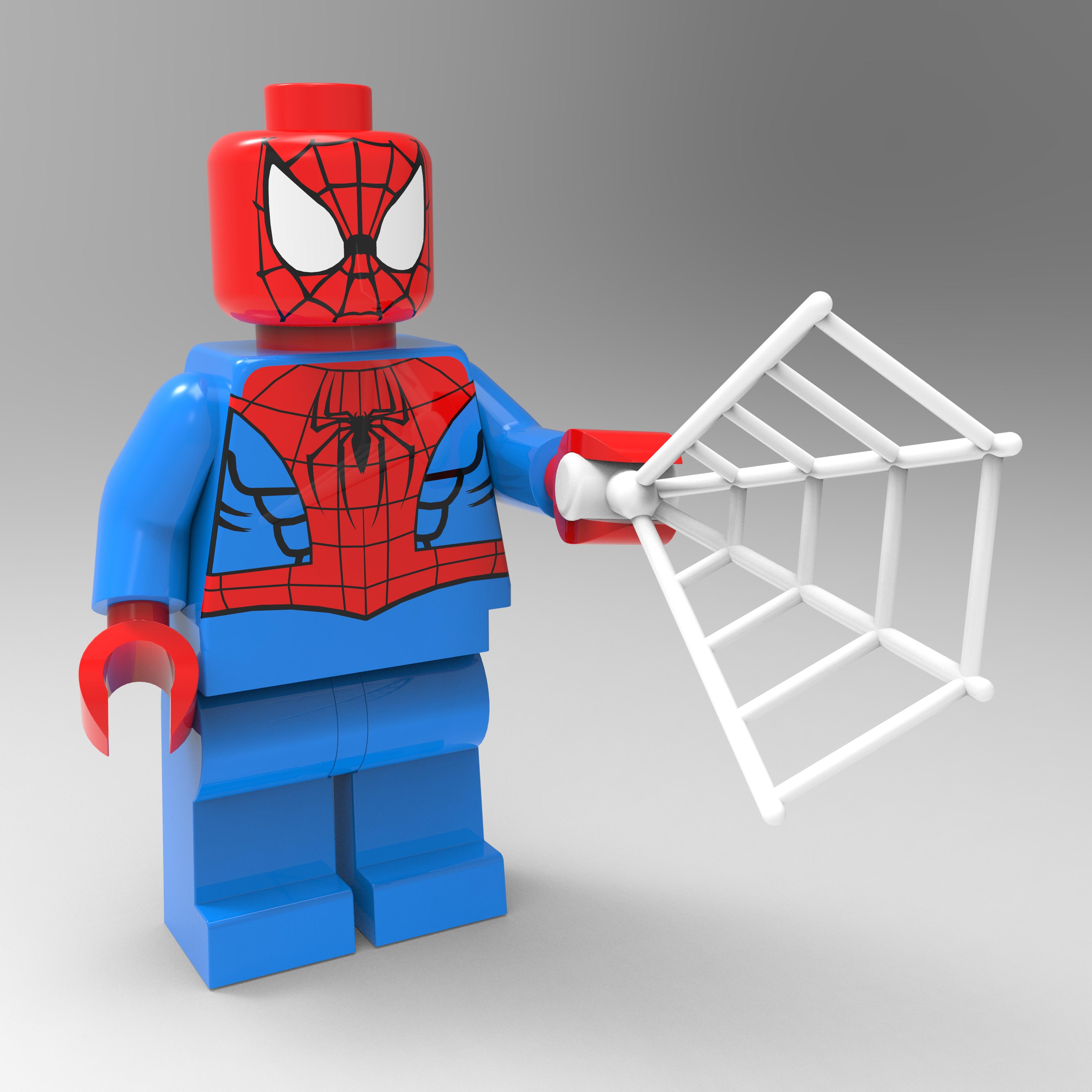 Spiderman LEGO  3d model