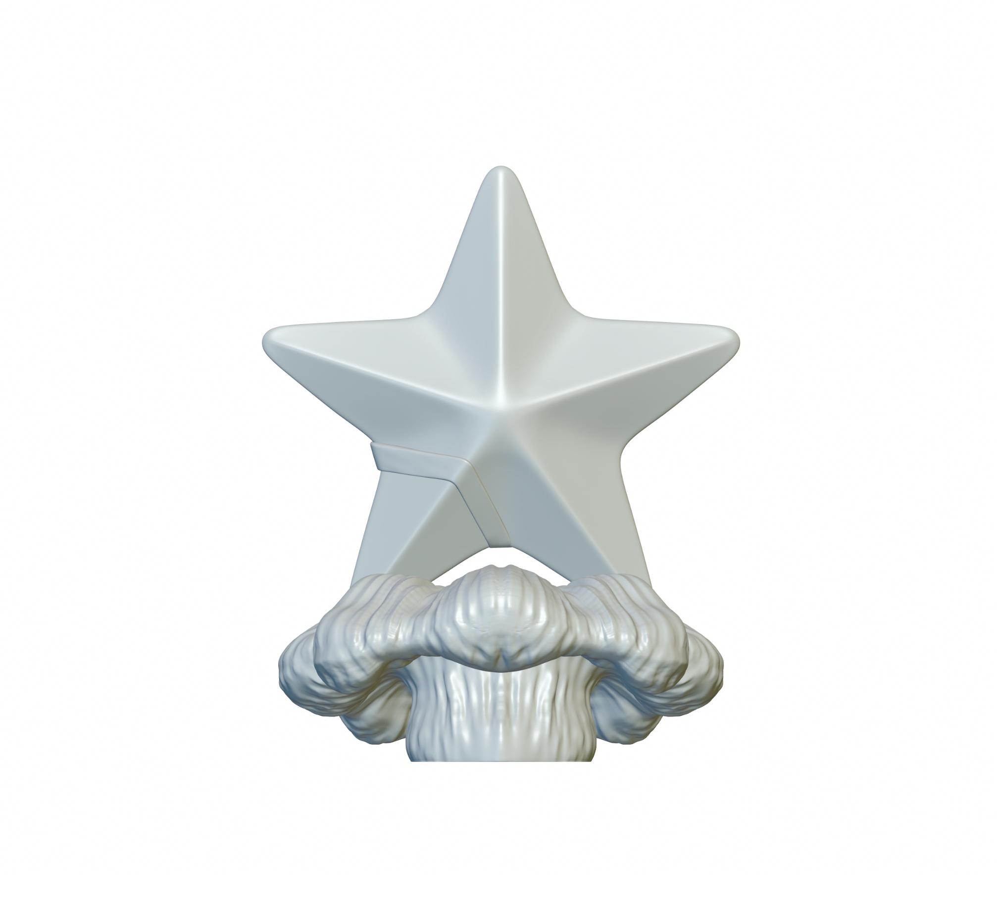 Pokemon Staryu #120 - Optimized for 3D Printing 3d model