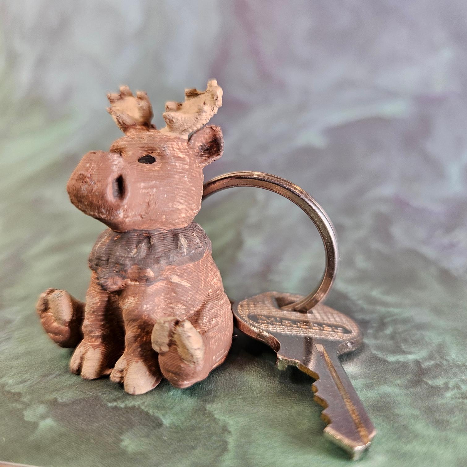 Moose Keychain 3d model