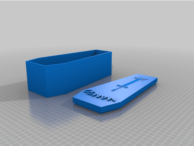 Pet Coffin 3d model