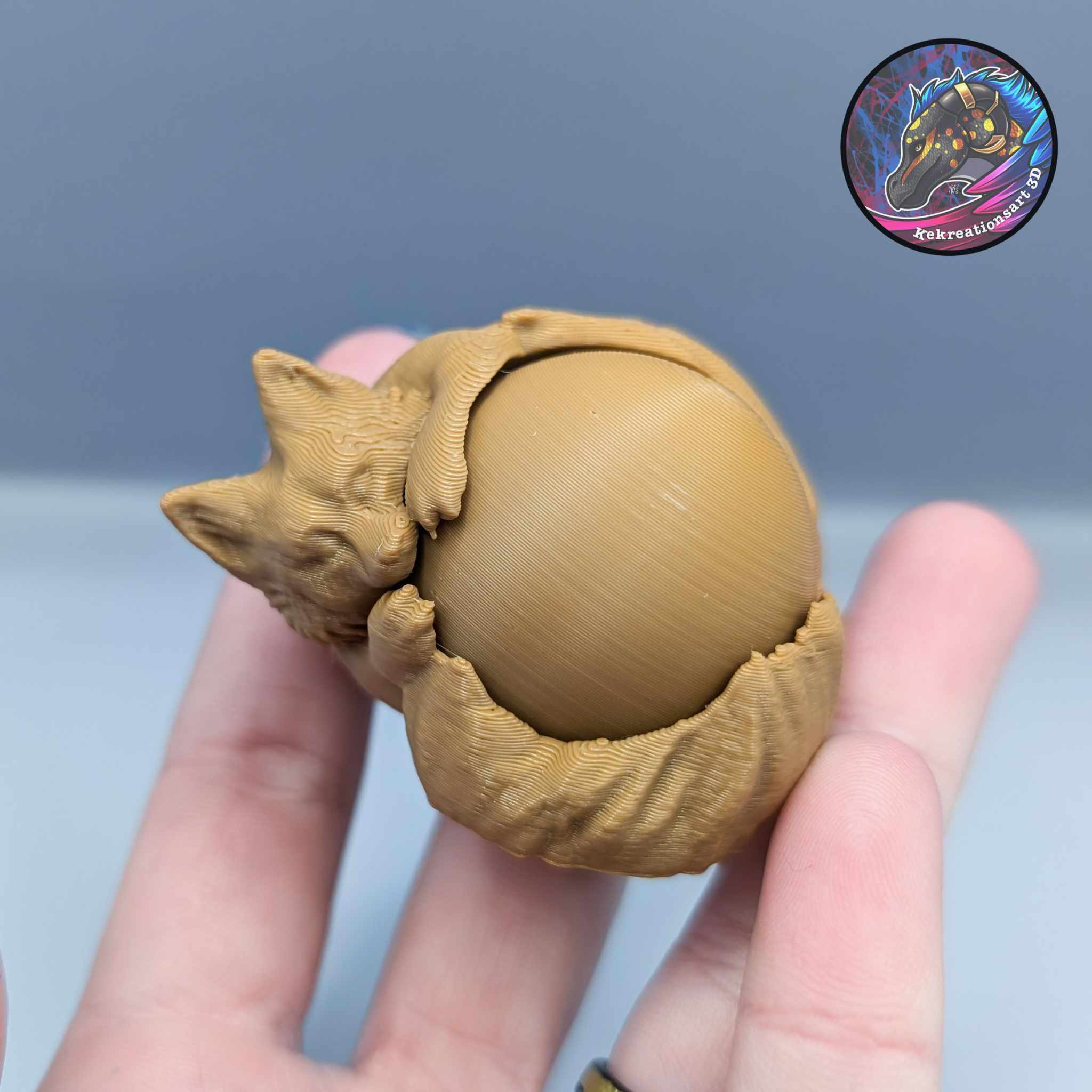 fox ball spinner 3d model