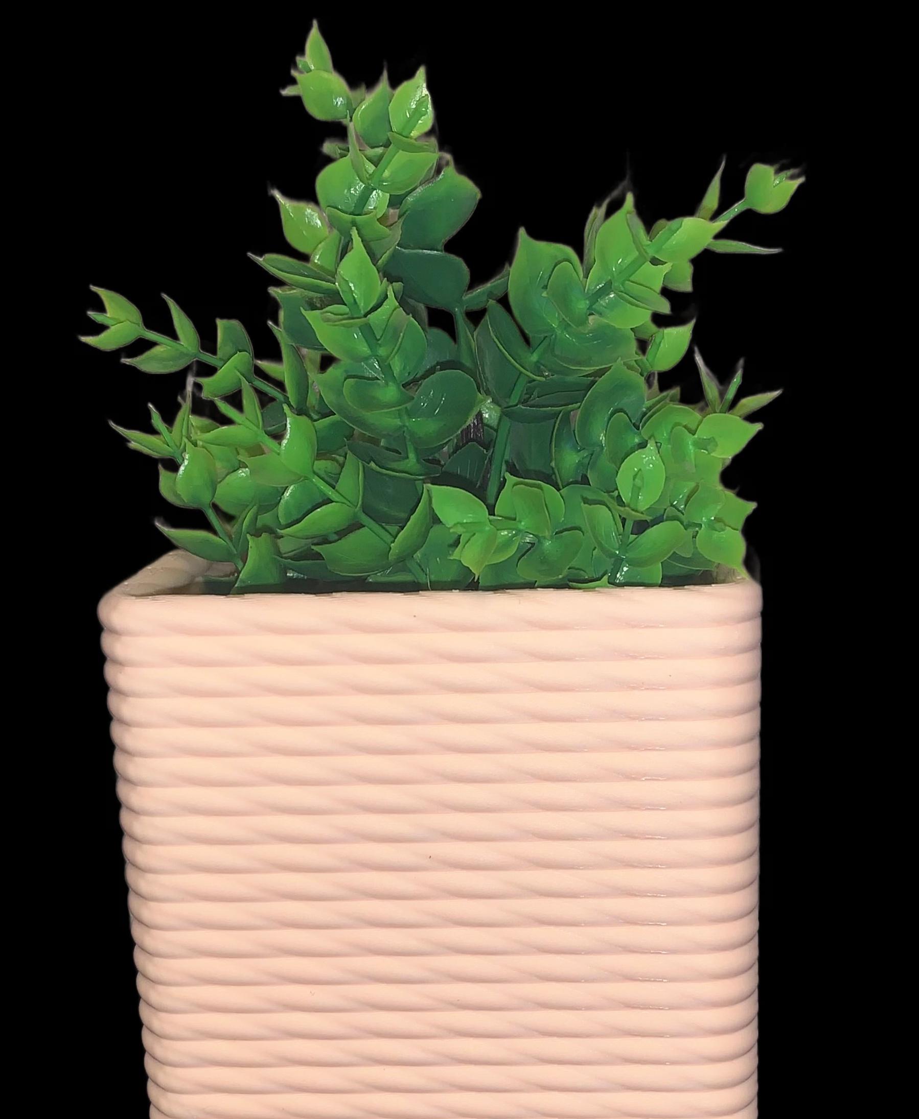 Rope Weave Planter combo 3d model