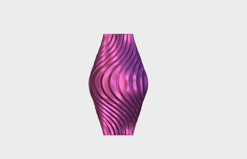 GEAR TWIST VASE 3d model