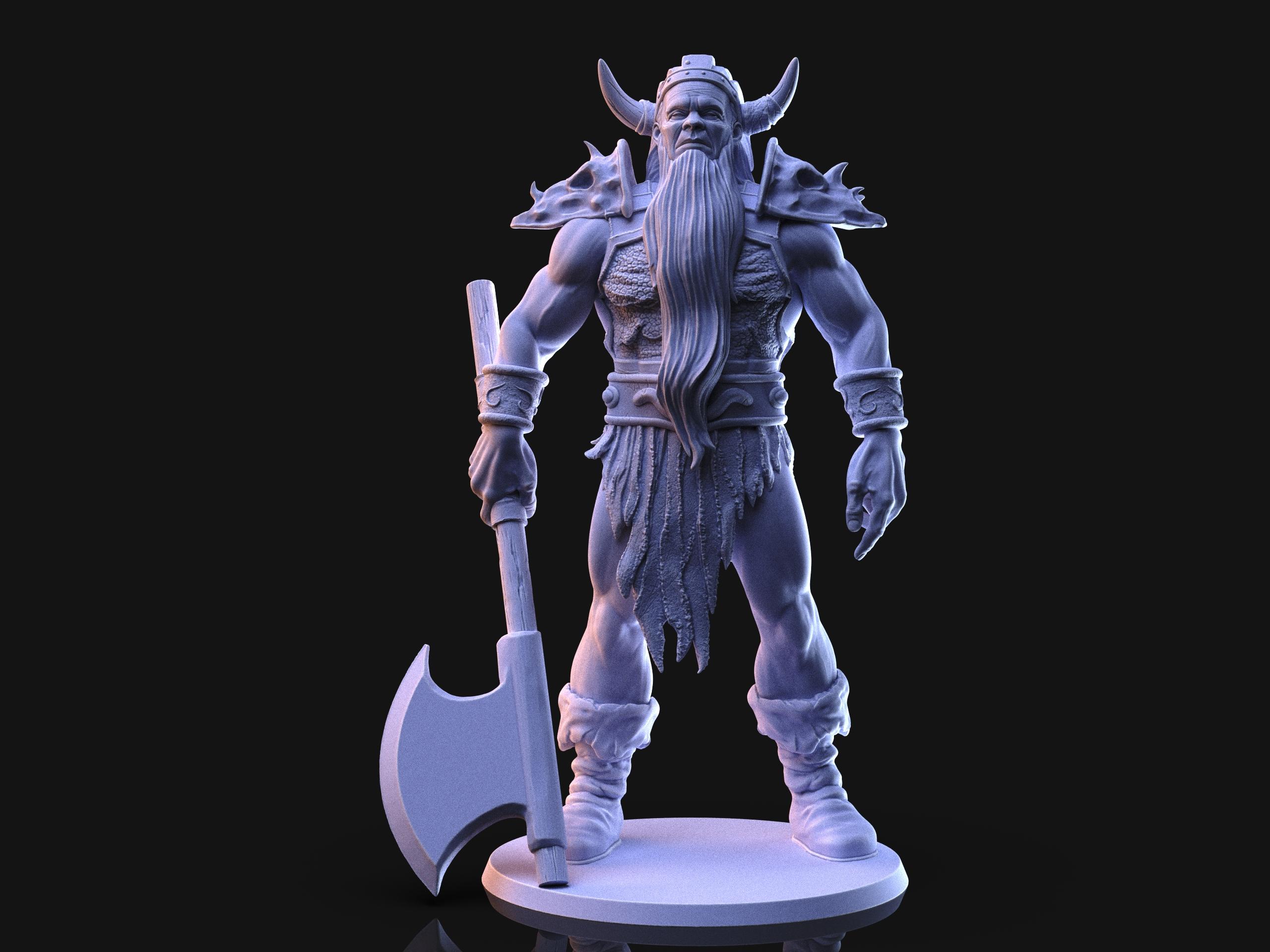 frost Giant pack of 2 miniatures 3d model