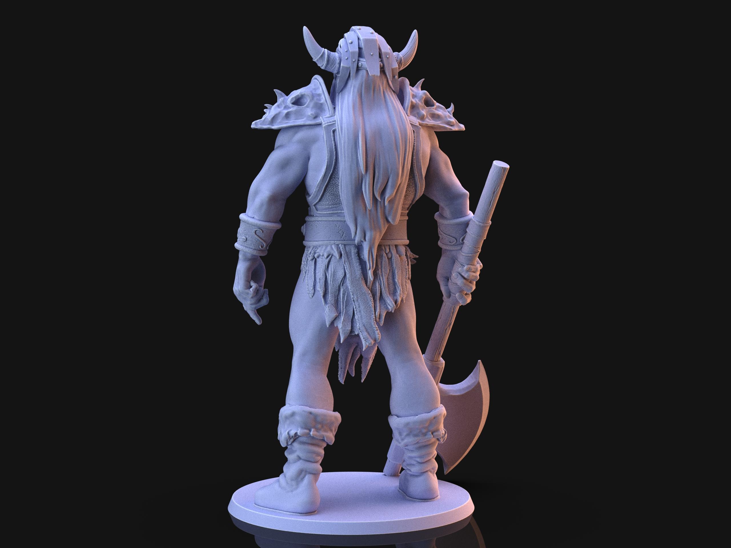 frost Giant pack of 2 miniatures 3d model