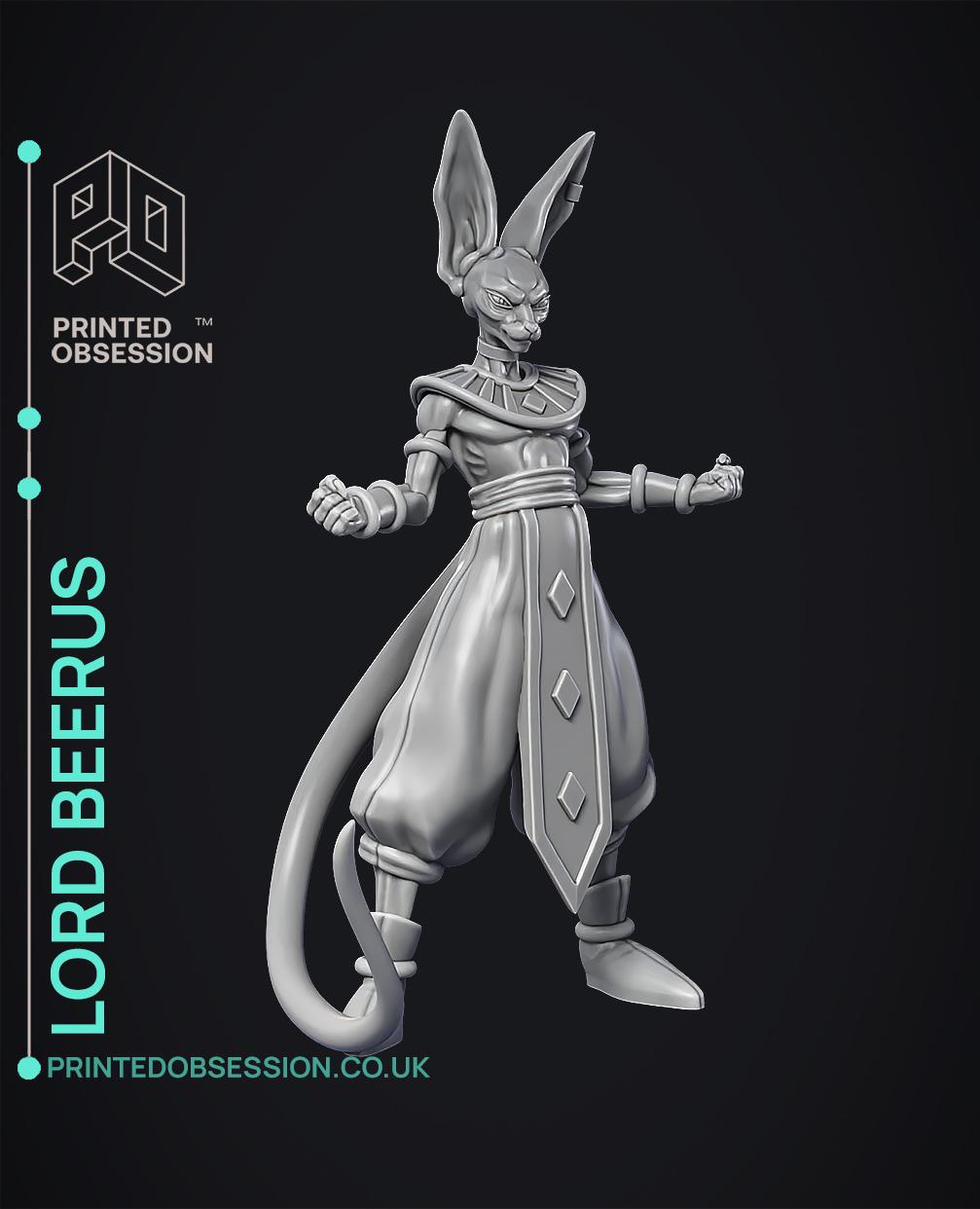 Lord Beerus - Dragon Ball - Fan Art 3d model