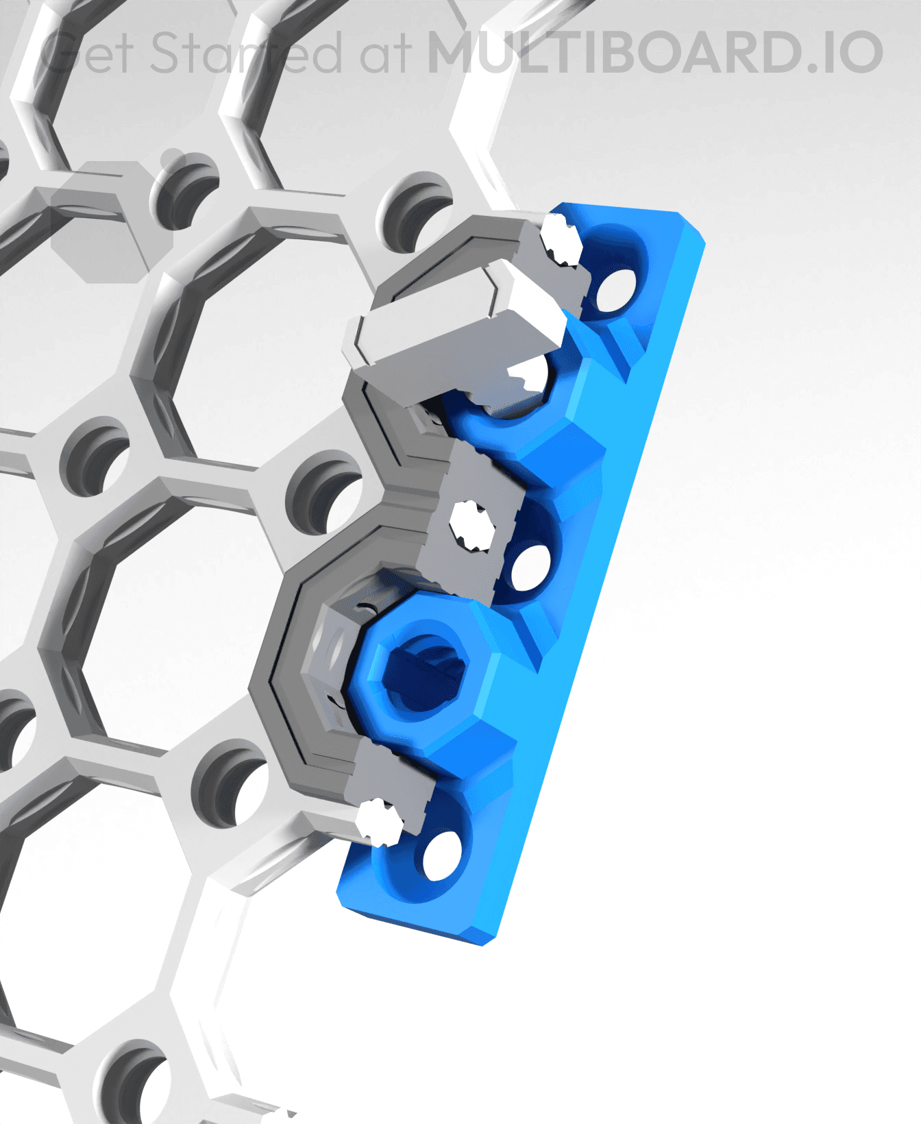 8 mm - Dual Bolt-Lock Mount 3d model