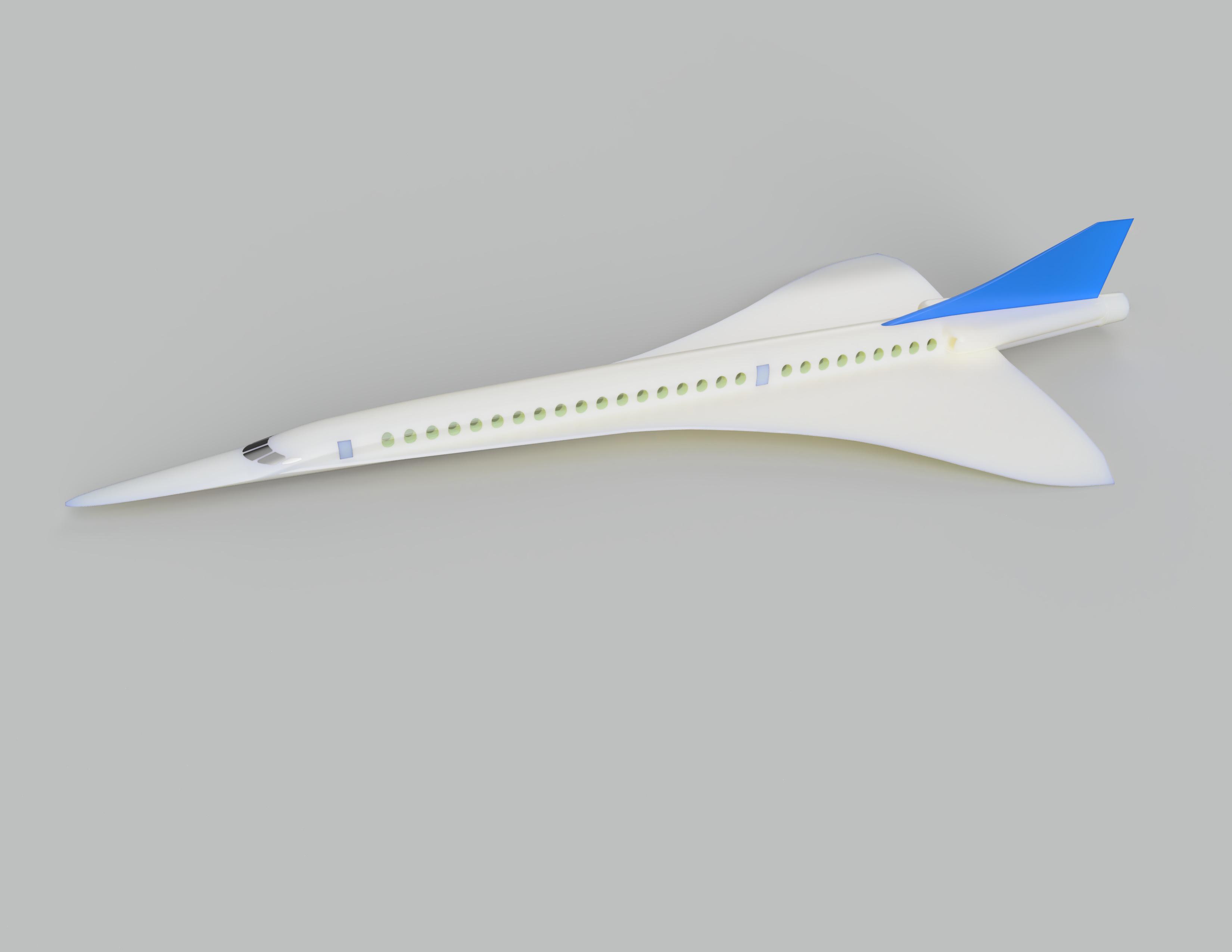 Boom Supersonic Overture.stl 3d model