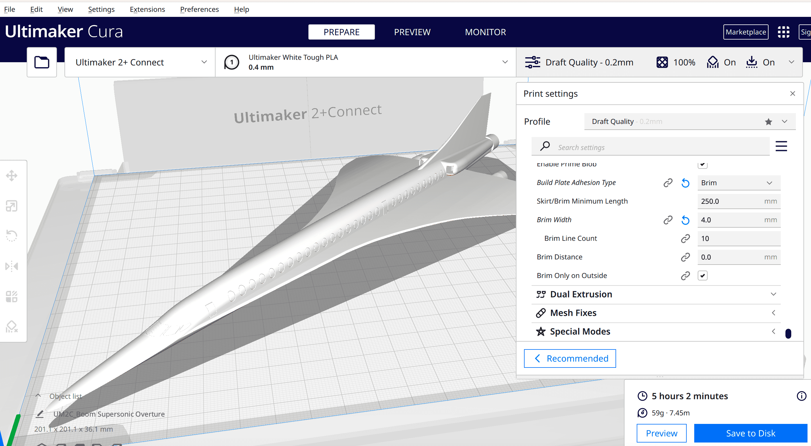 Boom Supersonic Overture.stl 3d model